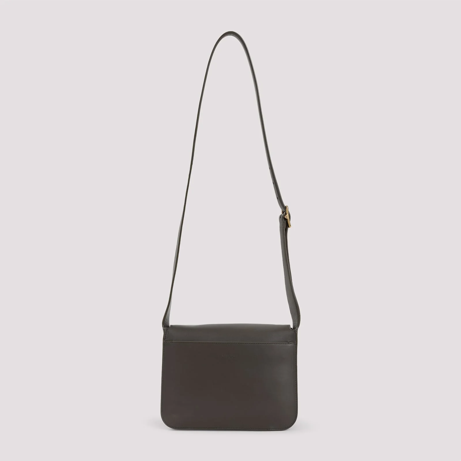 Saint Laurent Mud Leather Niki Saddle Crossbody Bag - Light Musk - Image 4