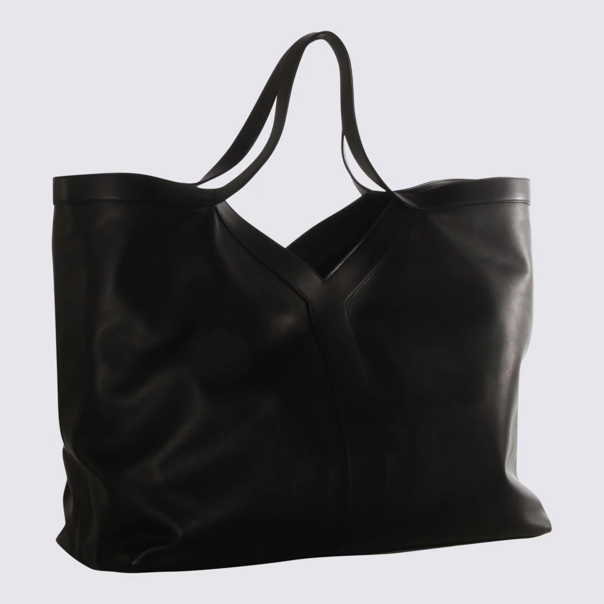 Saint Laurent Y Maxi Top Handle Bag - Black - Image 2
