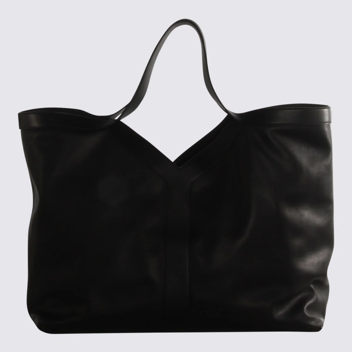 Saint Laurent Y Maxi Top Handle Bag - Black - Image 3