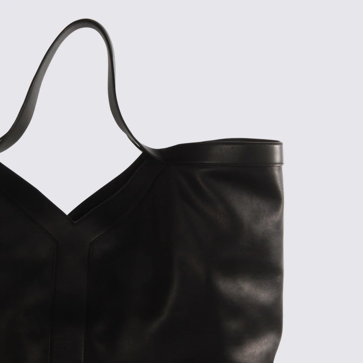 Saint Laurent Y Maxi Top Handle Bag - Black - Image 4