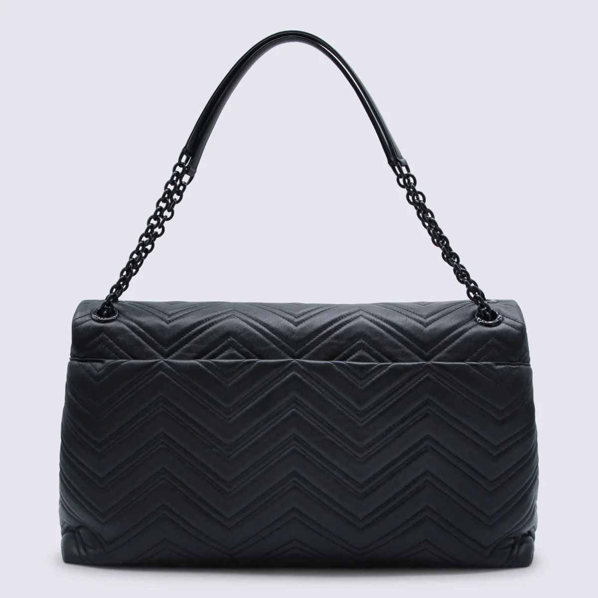 Gucci GG Marmont Maxi Shoulder Bag - Black - Image 3