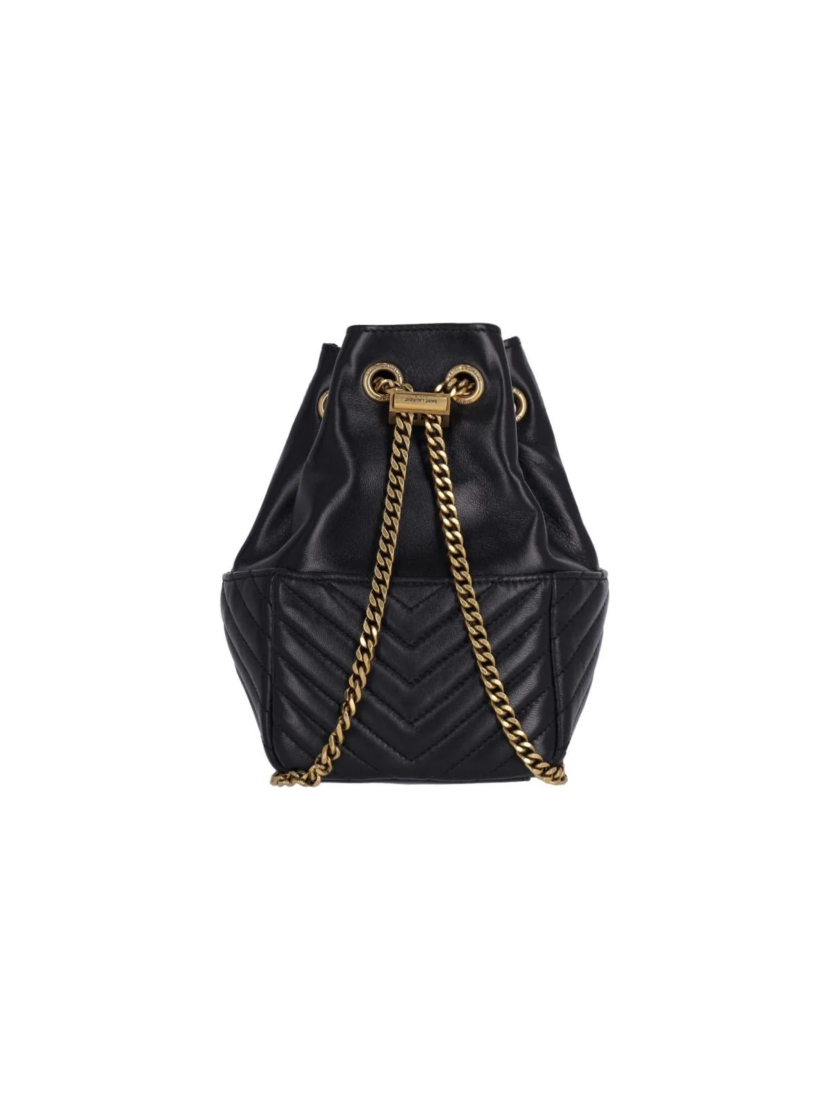 Saint Laurent Joe Mini Bucket Bag - Black - Image 2