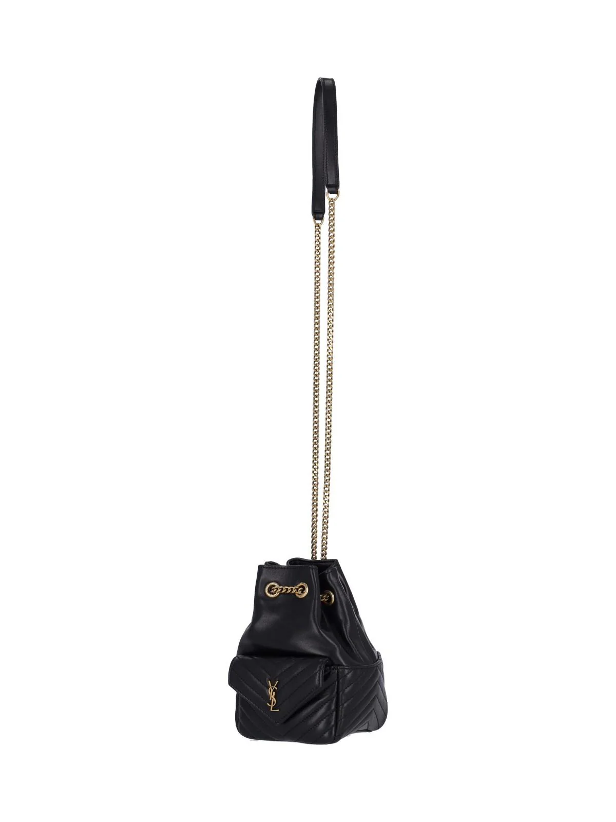 Saint Laurent Joe Mini Bucket Bag - Black - Image 3
