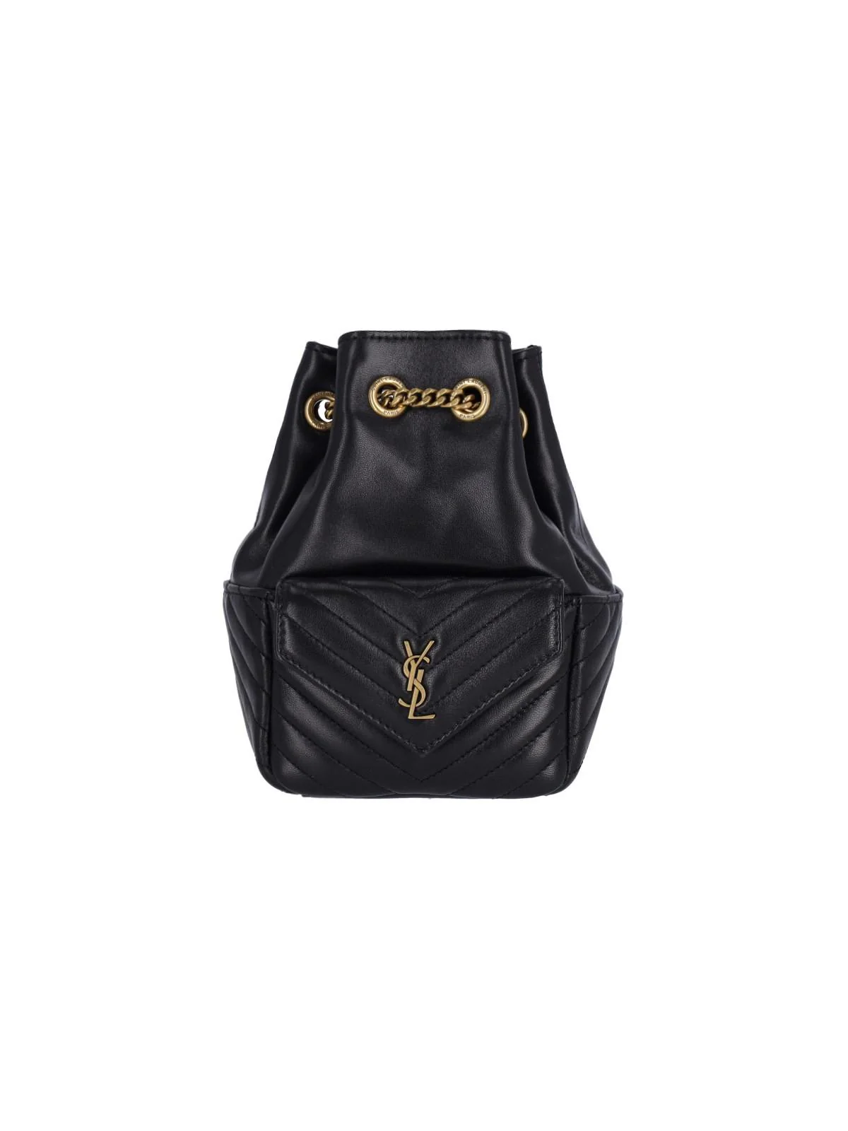 Saint Laurent Joe Mini Bucket Bag - Black - Image 5
