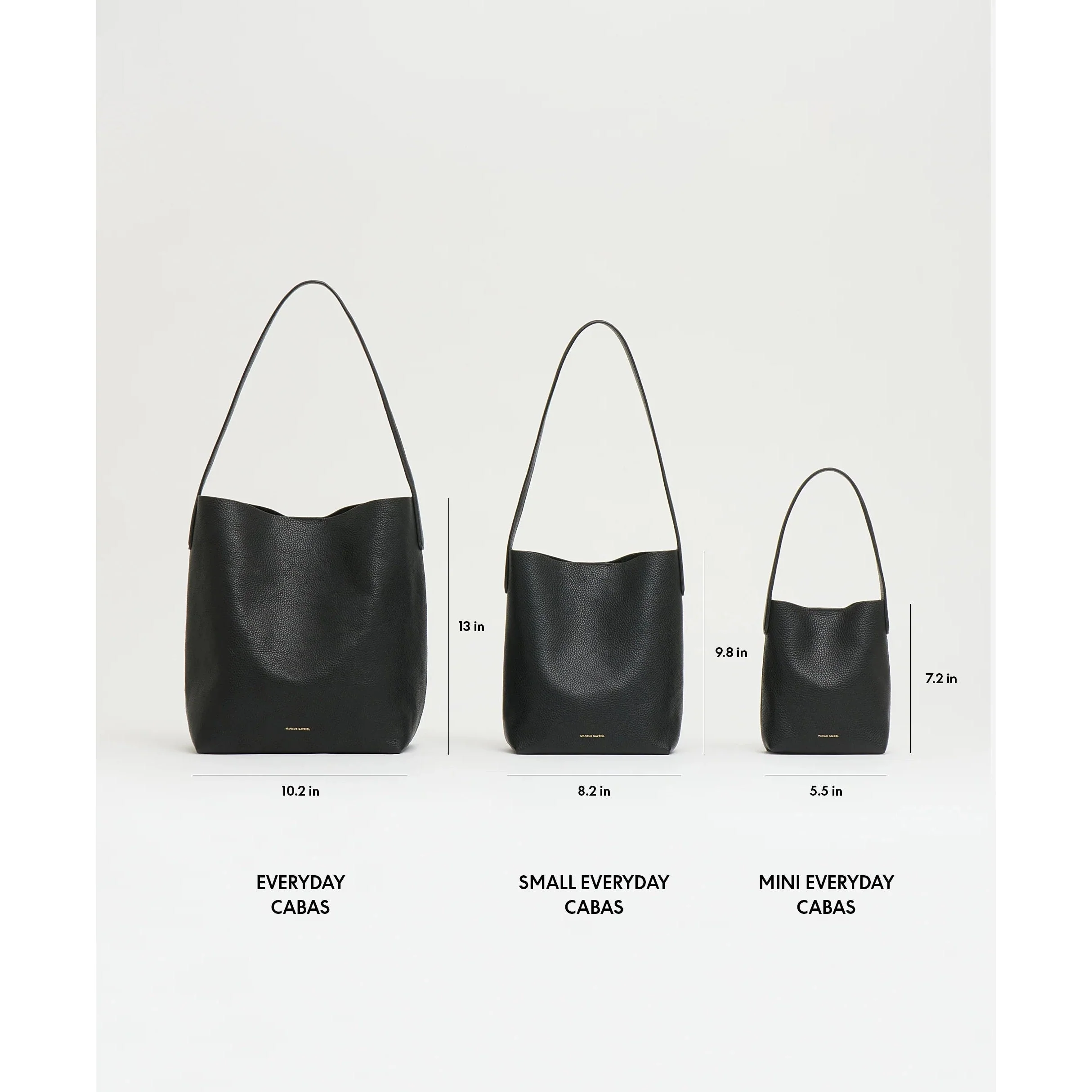 Mansur Gavriel Everyday Cabas Bag - Black - Image 6