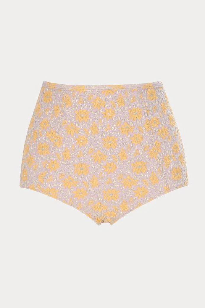 Rachel Comey Keena Bottom in Lilac Posy Jacquard Swim Bottom - Image 2