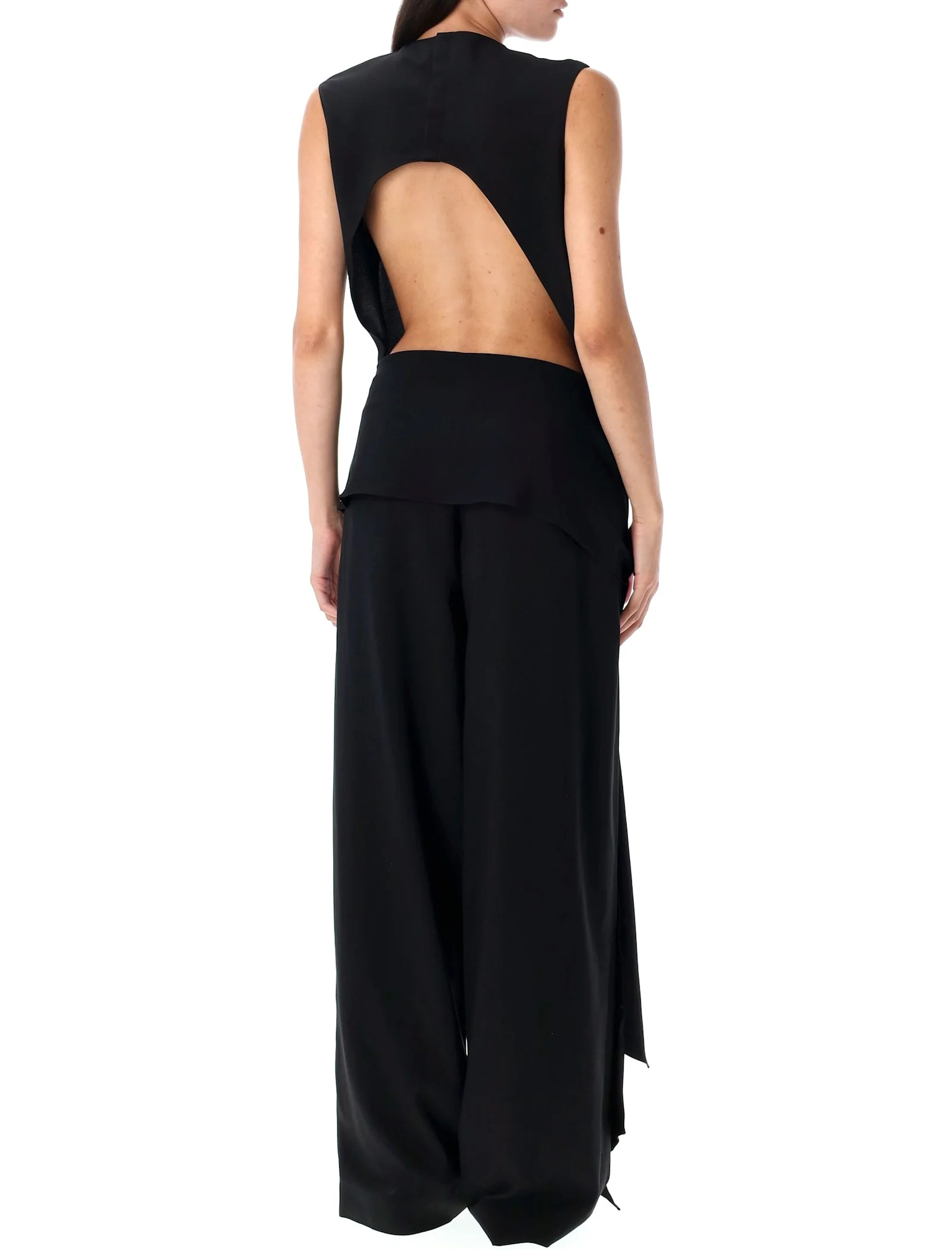 Alaia Cady Tie Jumpsuit - Black - Image 2