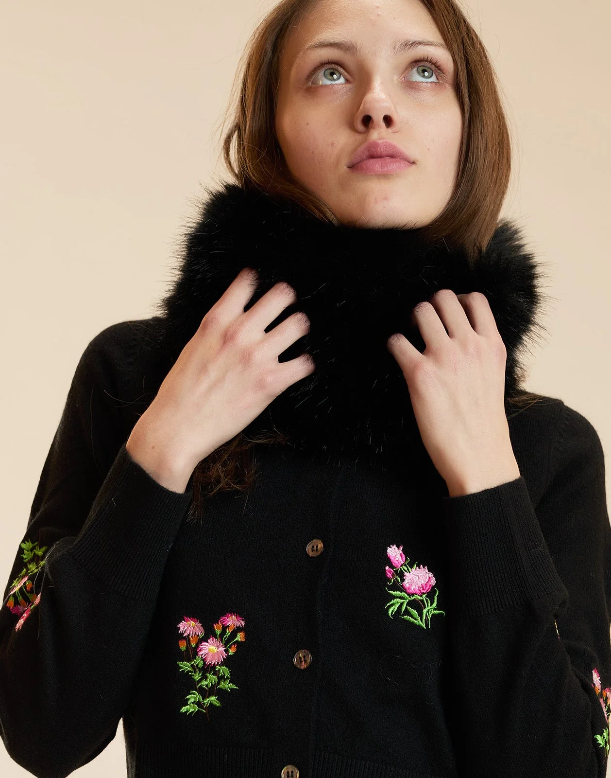 Cynthia Rowley Faux Fur Headband - Image 4