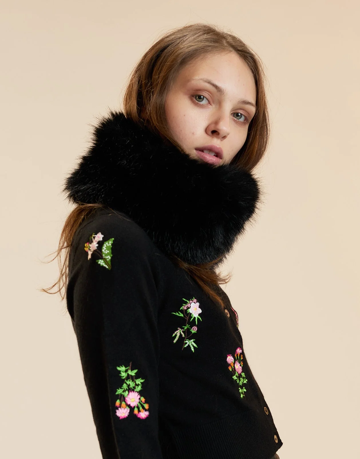 Cynthia Rowley Faux Fur Headband - Image 5