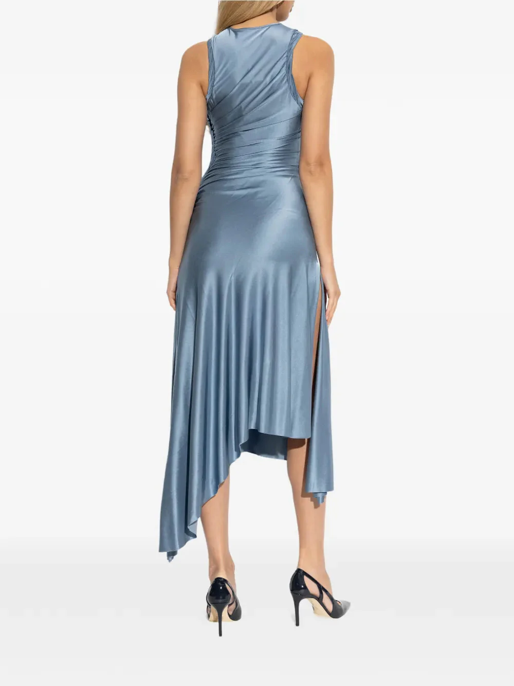 Victoria Beckham Twist Dress - Stone - Image 4