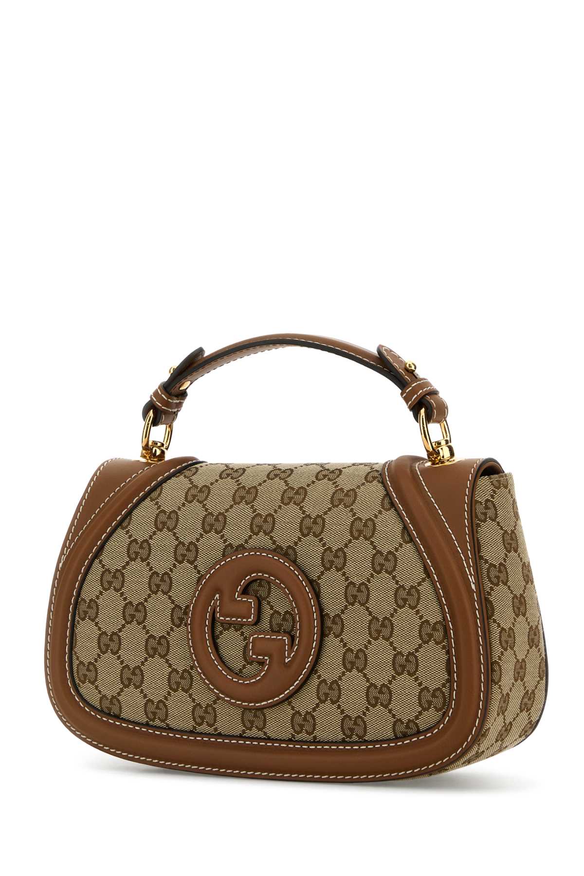 Gucci Original GG Fabric Gucci Blondie Handbag - Beige Ebony Sundial - Image 2