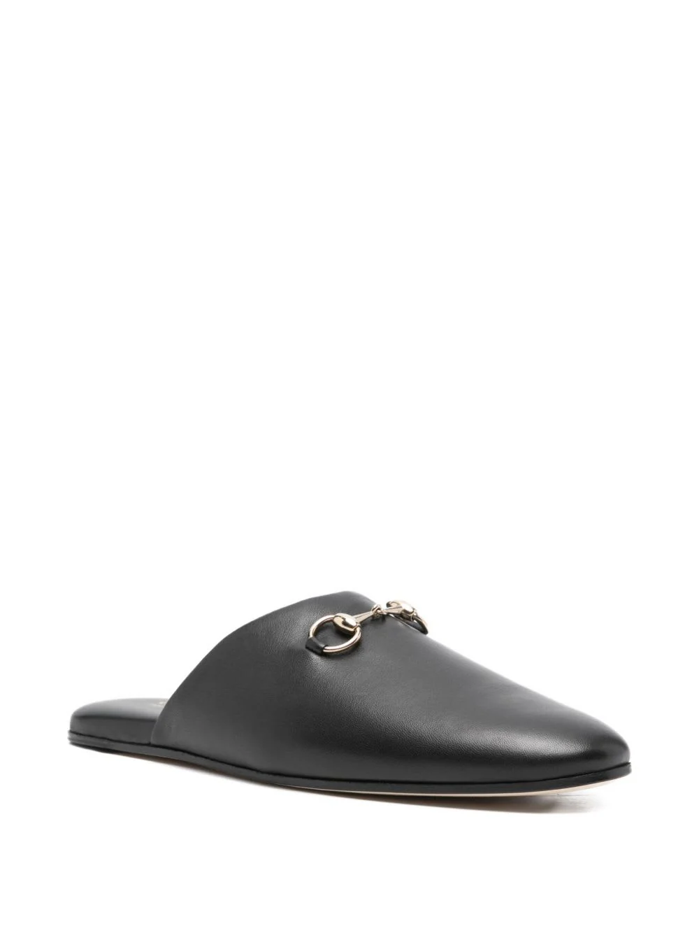 Gucci Leather Slippers Sandals - NERO - Image 3