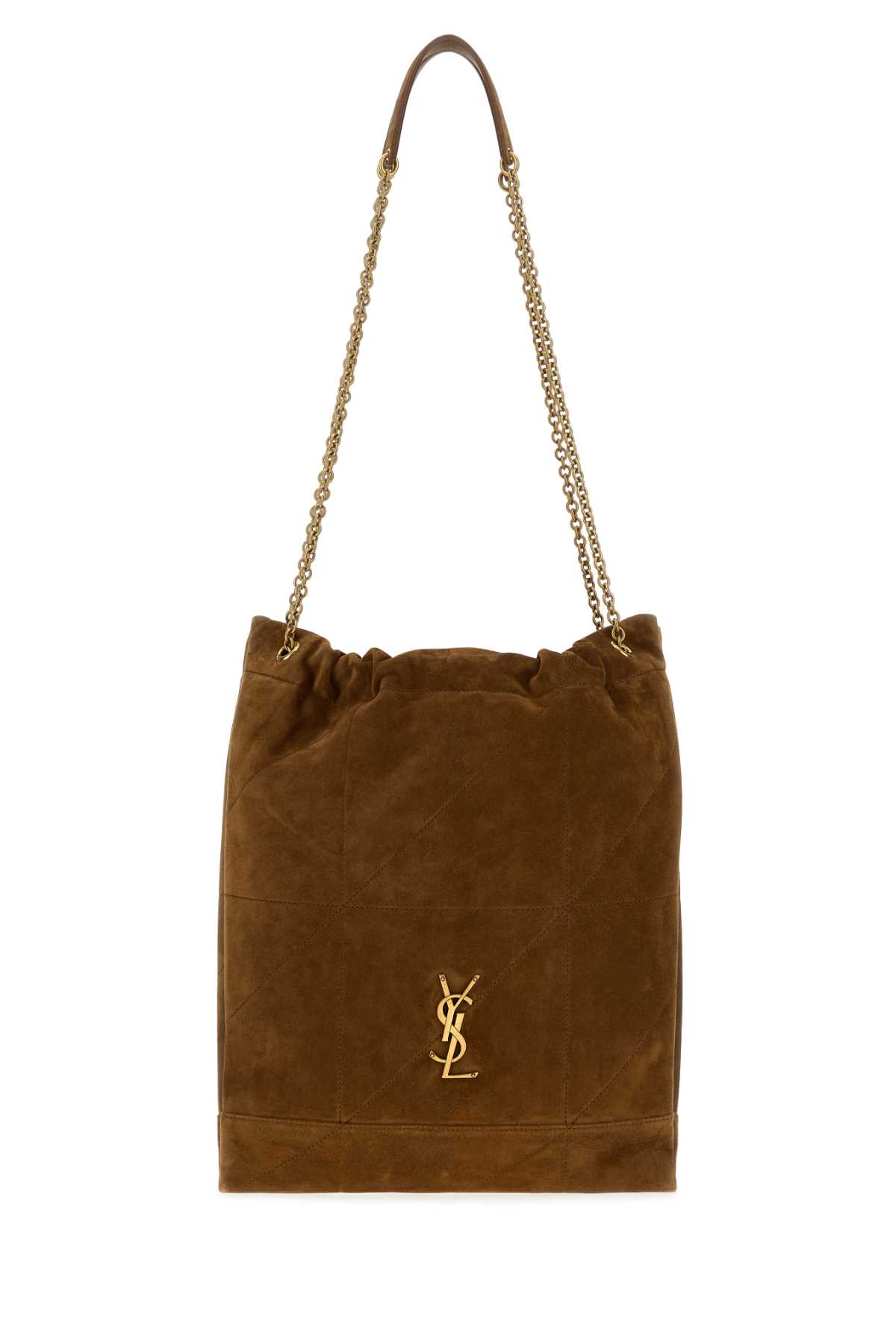 Saint Laurent Jamie Pochon Shoulder Bag - Orange Caramel Cognac
