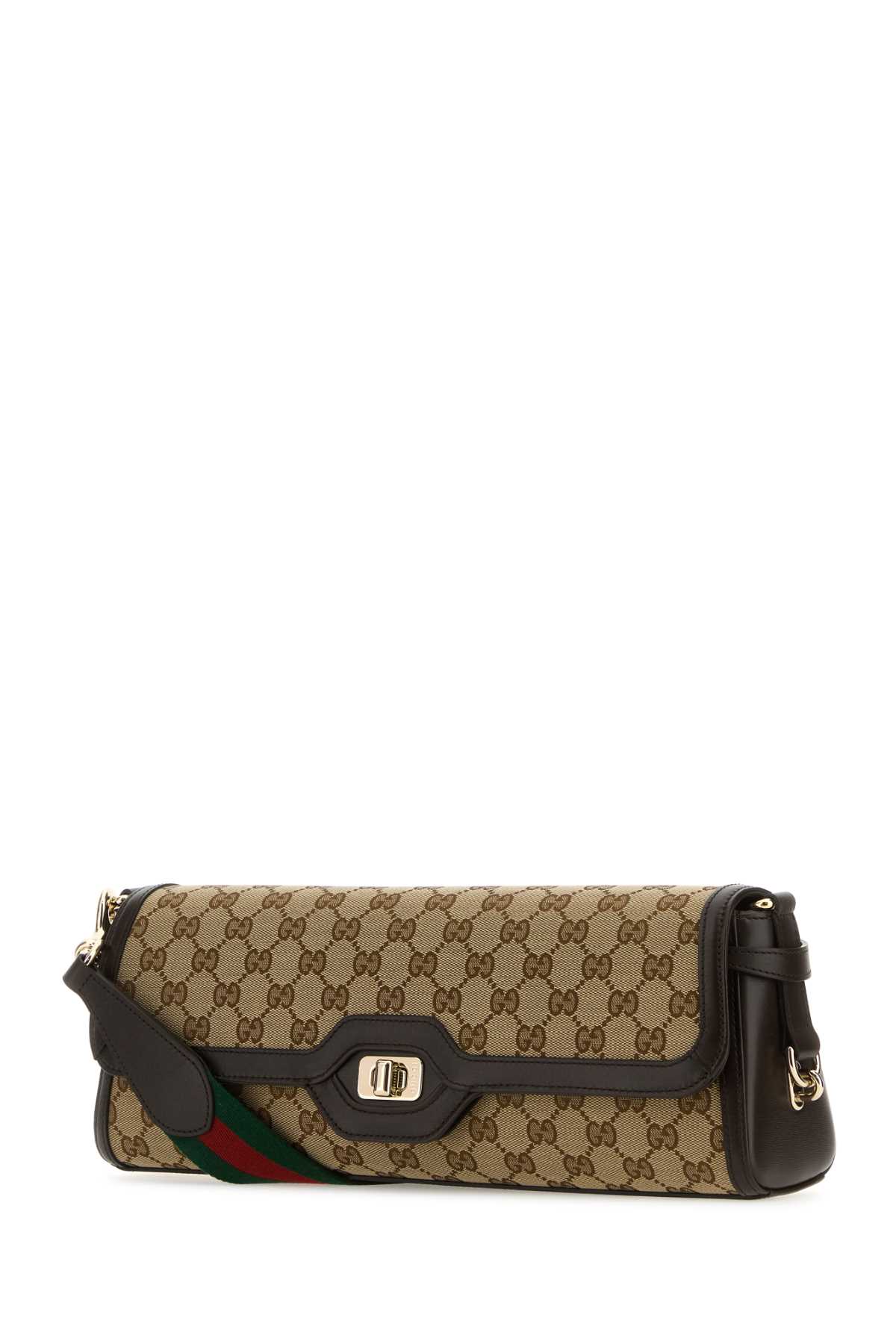 Gucci Original GG Fabric Medium Luce Shoulder Bag - BEBONYCOCOAVRV - Image 2