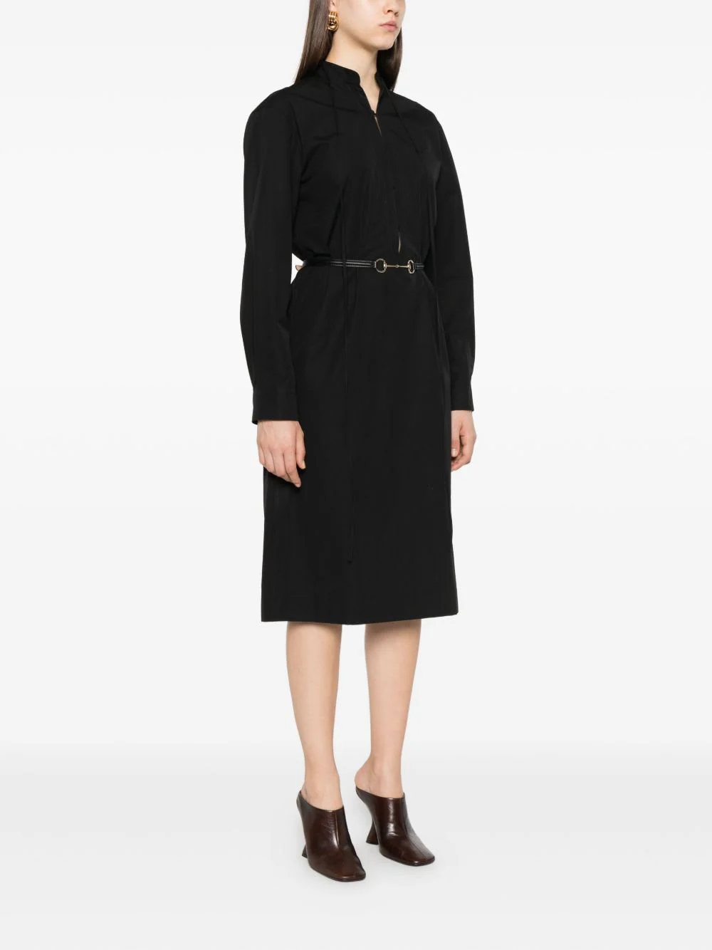 Gucci Cotton Short Dress - Black - Image 2