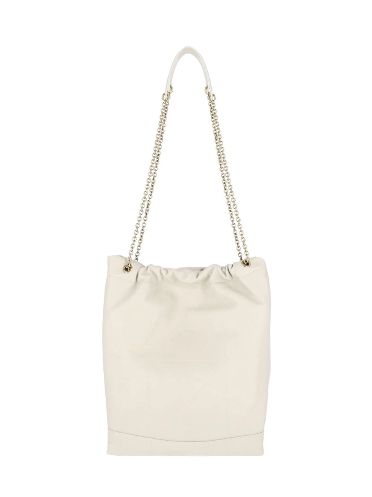 Saint Laurent Jamie Pochon Bucket Bag - Cremasoft - Image 2