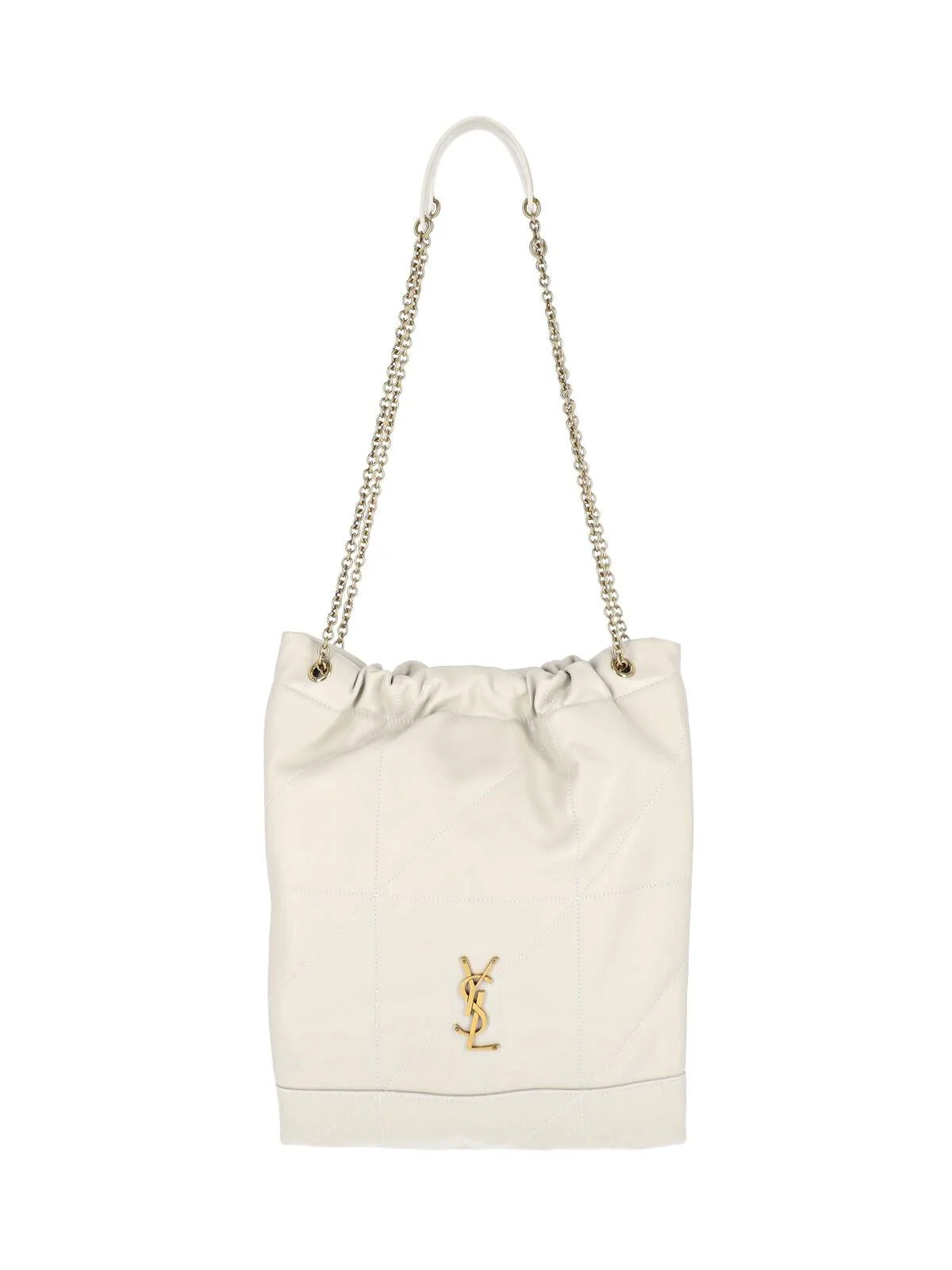Saint Laurent Jamie Pochon Bucket Bag - Cremasoft - Image 3