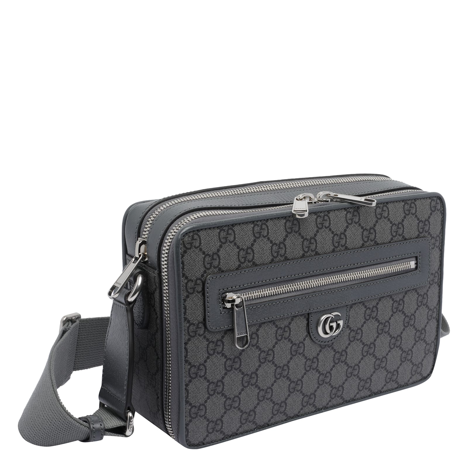 Gucci GG Logo Crossbody Bag - Blackgrey - Image 2