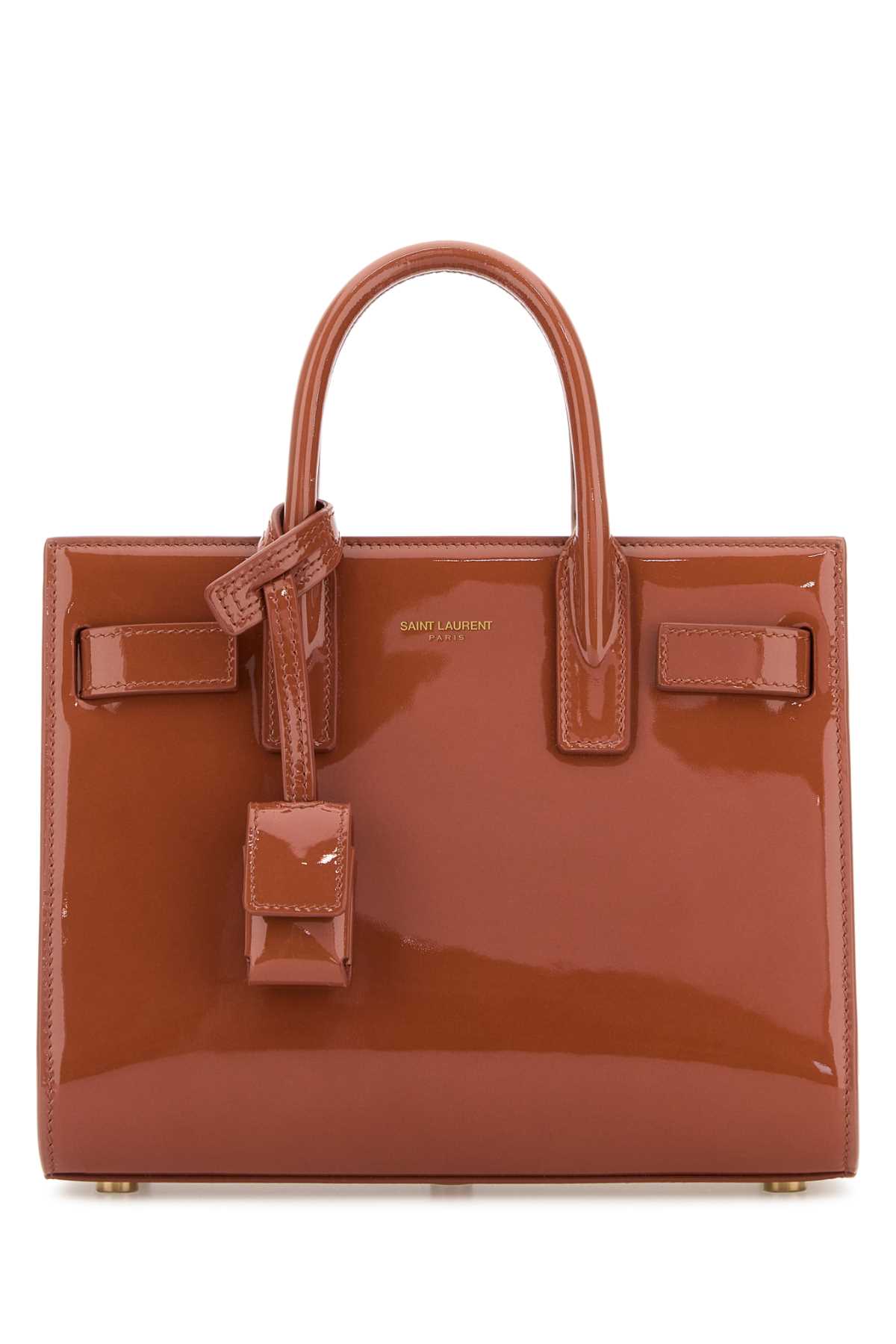 Saint Laurent Brick Leather Nano Sac De Jour Handbag - MILDROSE