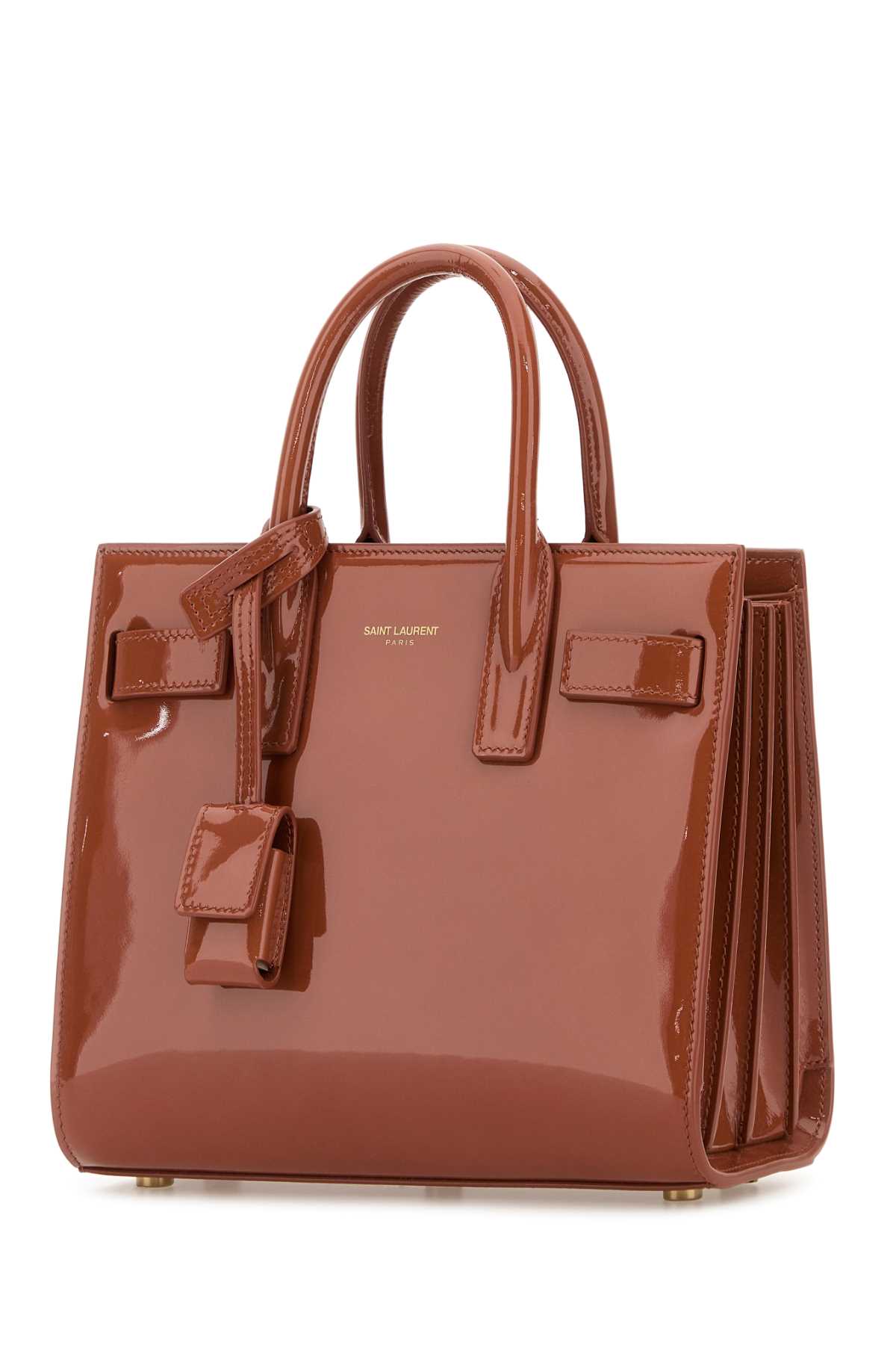 Saint Laurent Brick Leather Nano Sac De Jour Handbag - MILDROSE - Image 2