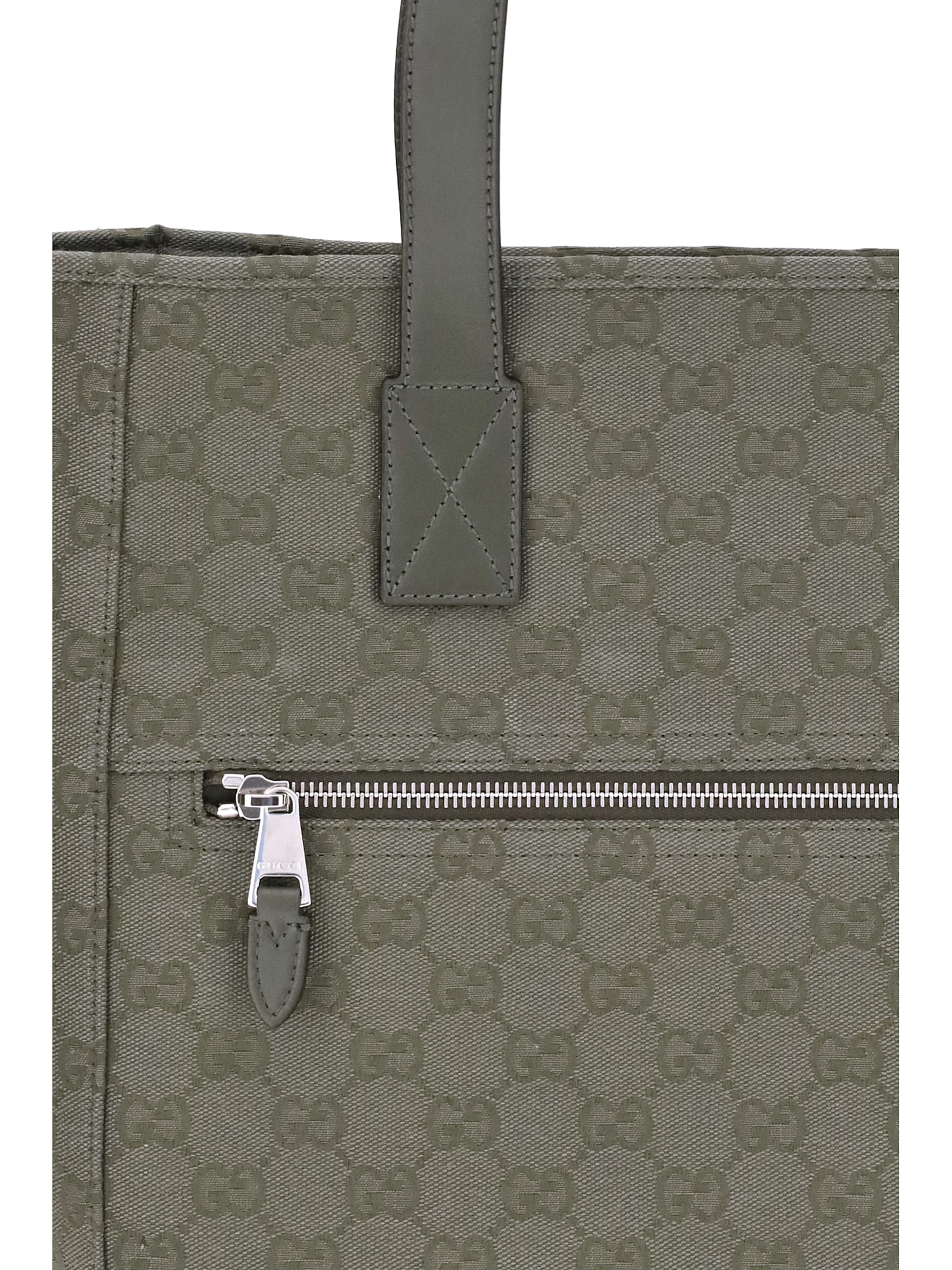 Gucci GG Canvas Medium Tote Bag - Image 4