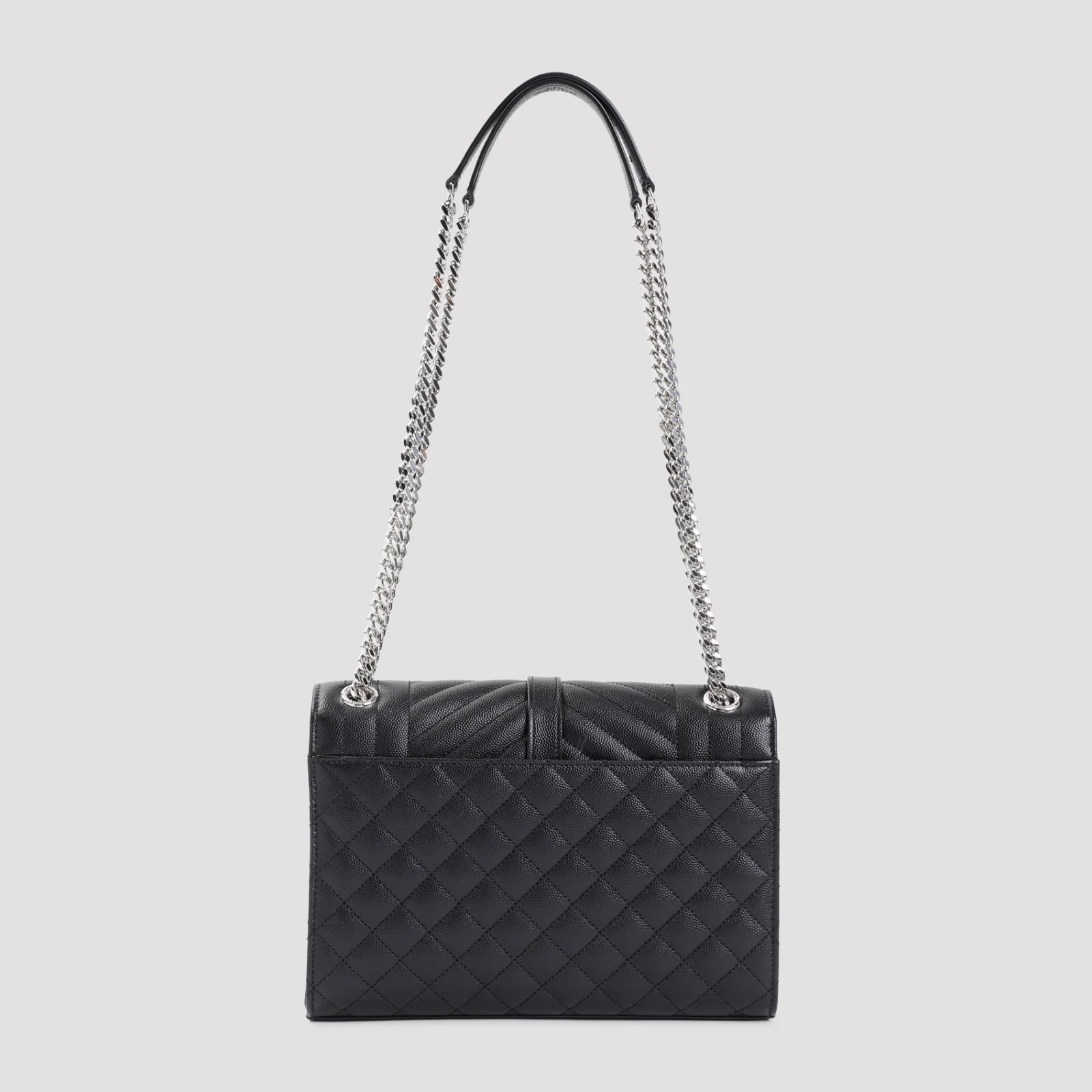 Saint Laurent YSL Envel Shoulder Bag - Black - Image 4