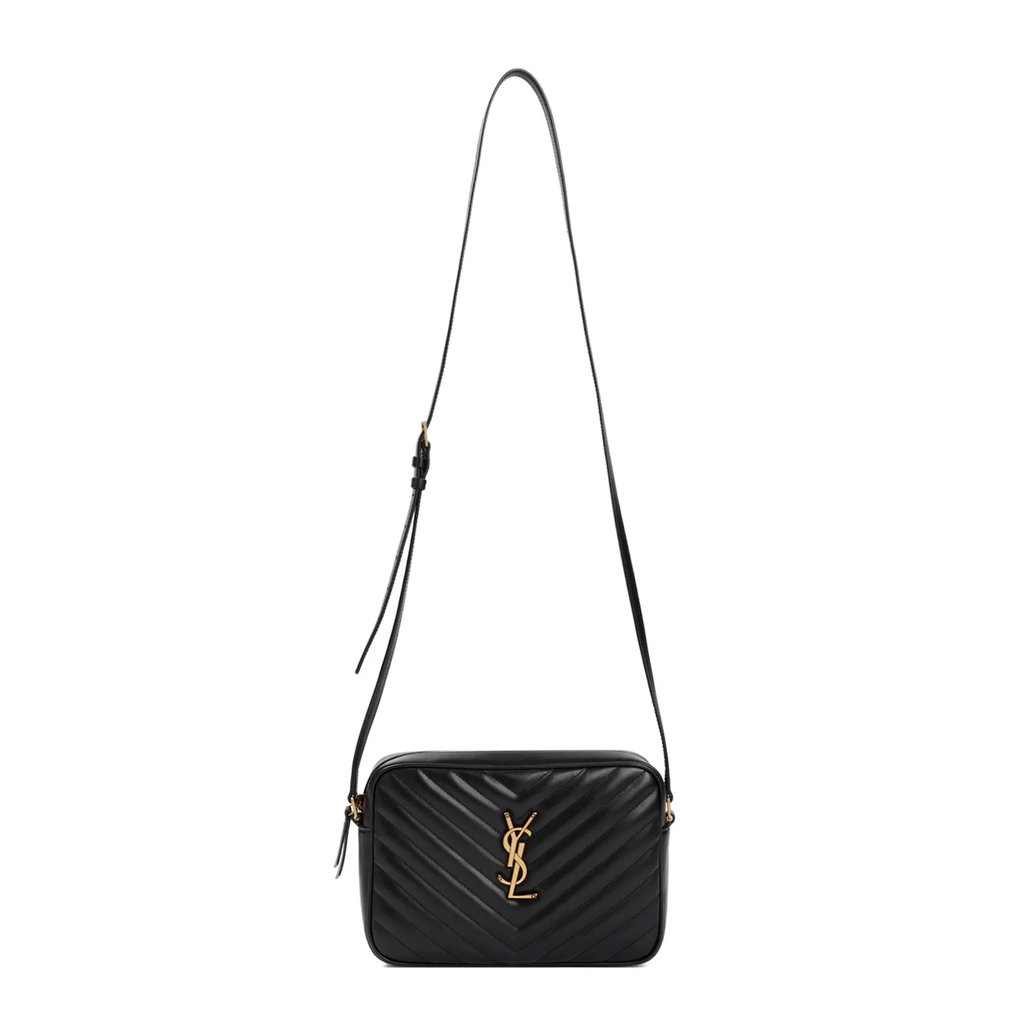 Saint Laurent Leather Lou Bag Shoulder Bag - Black - Image 2