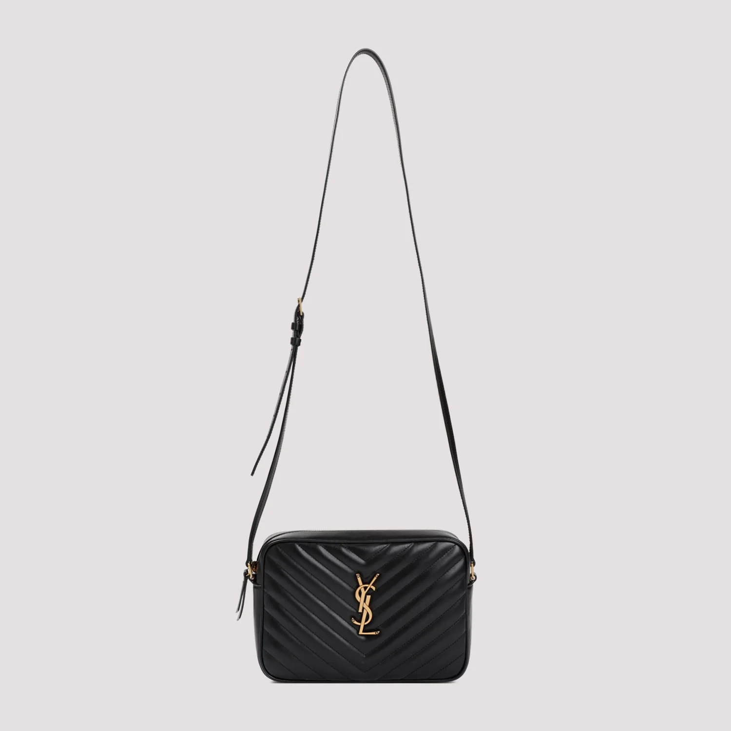 Saint Laurent Leather Lou Bag Shoulder Bag - Black - Image 3
