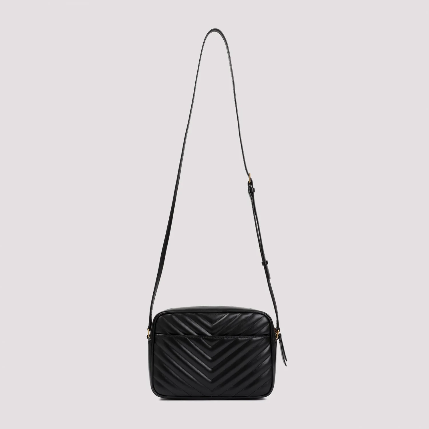 Saint Laurent Leather Lou Bag Shoulder Bag - Black - Image 4