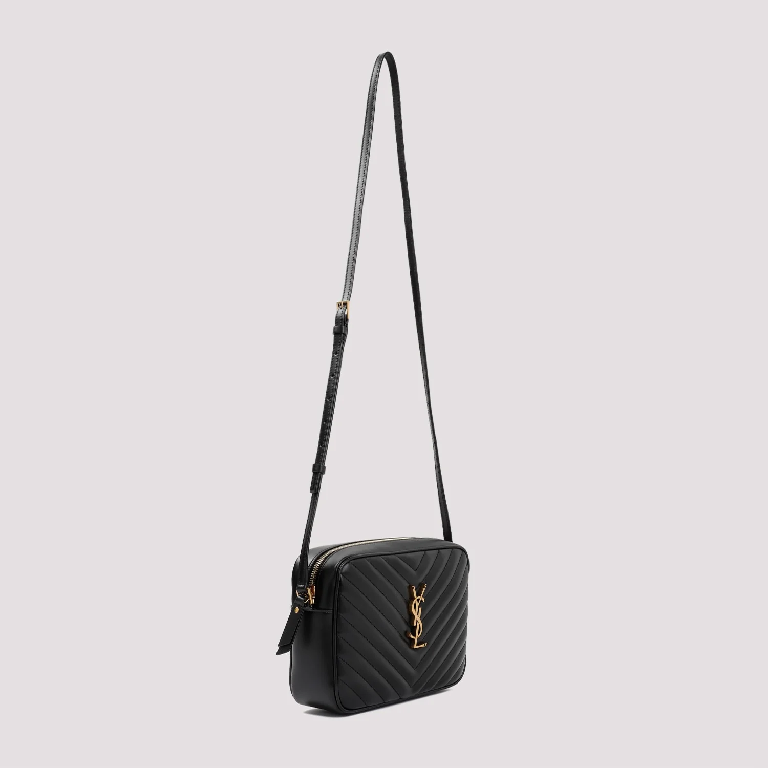 Saint Laurent Leather Lou Bag Shoulder Bag - Black - Image 5