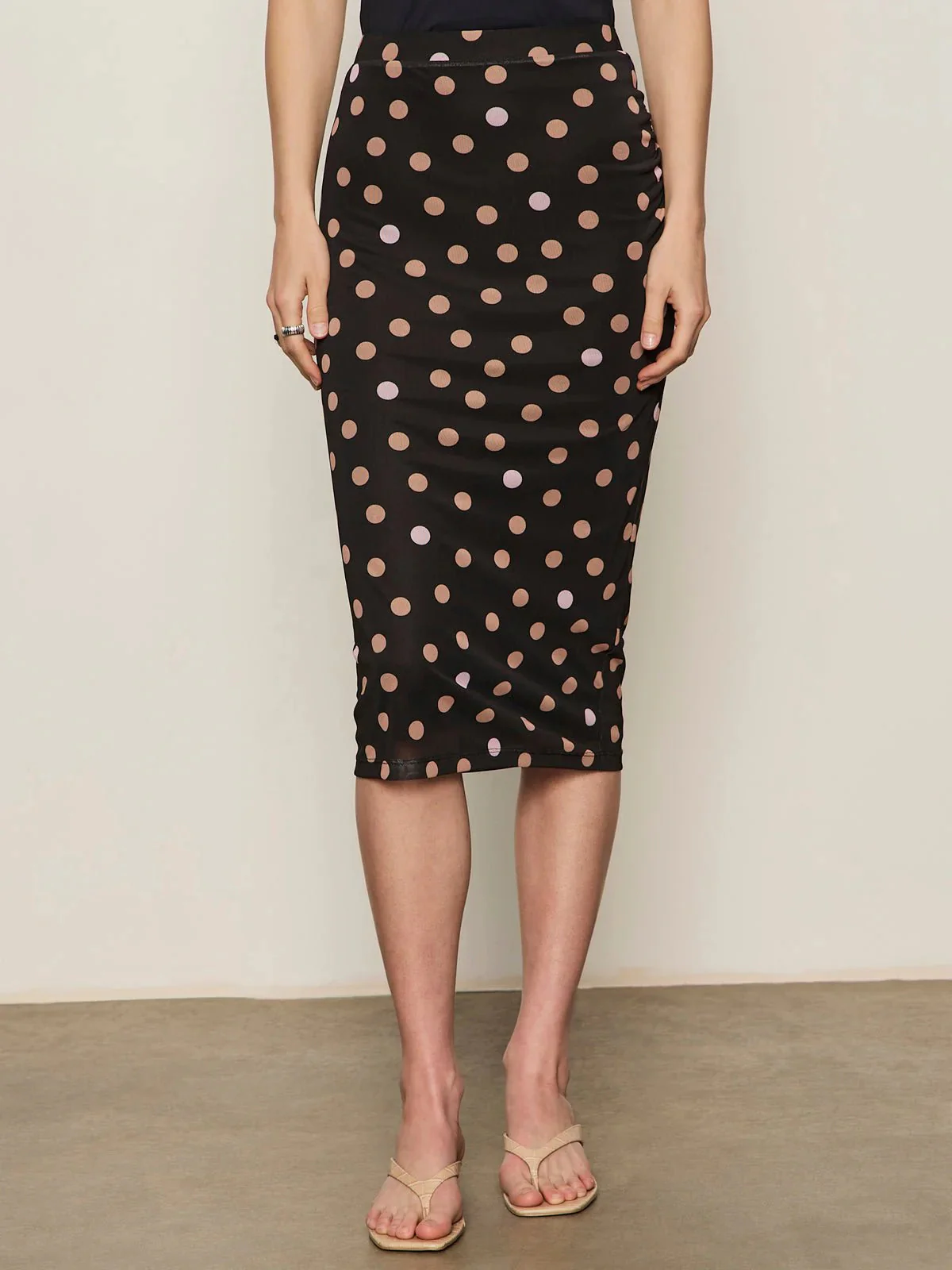 Sanctuary Gathered Mesh Skirt - Popspot - Image 2