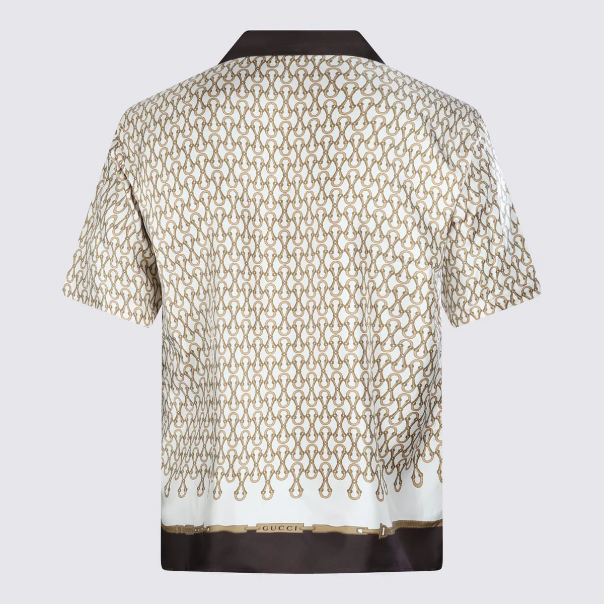 Gucci Multicolor Silk Shirt - Red - Image 2