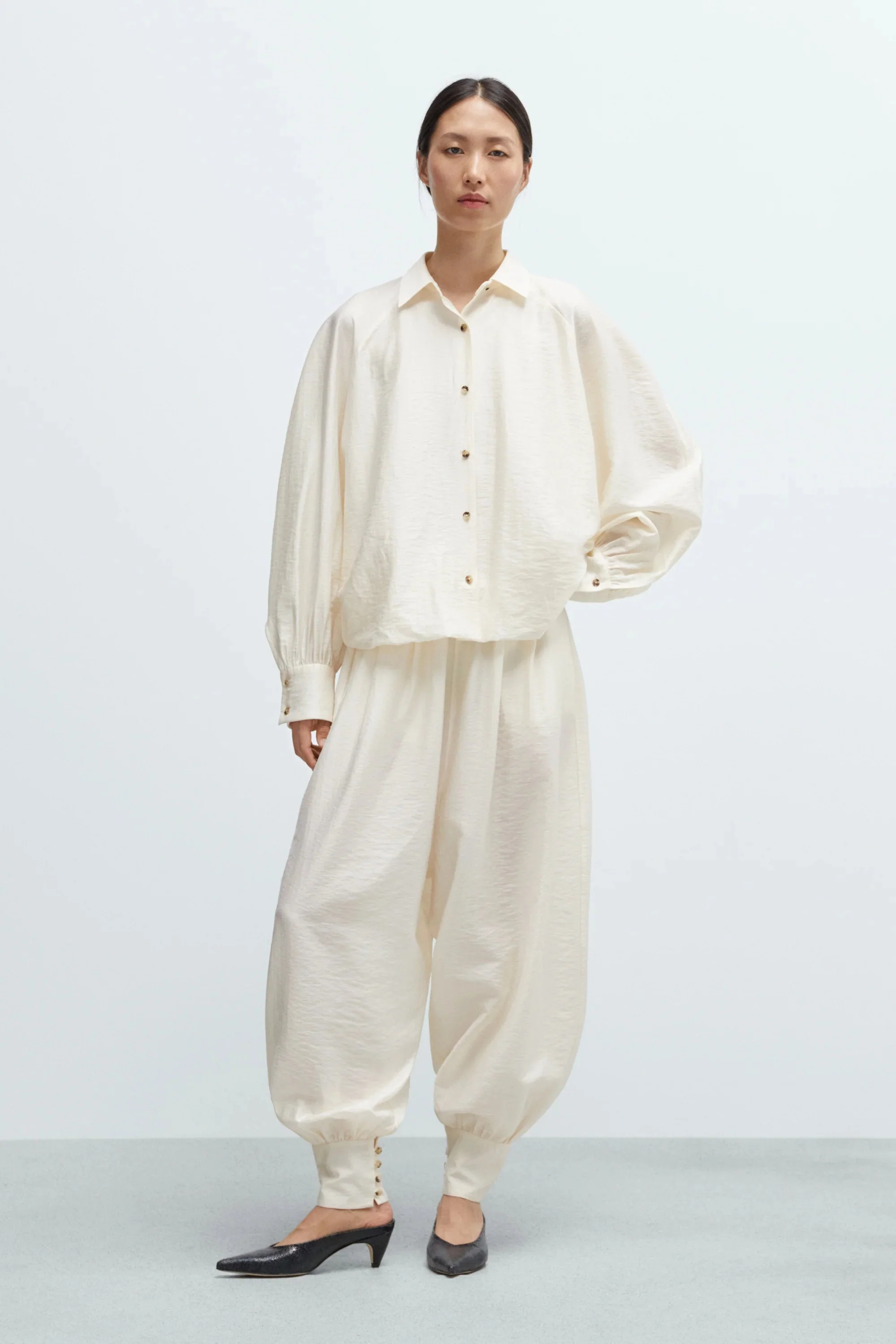 Cordera Sarouel Trousers - Marfil - Image 2