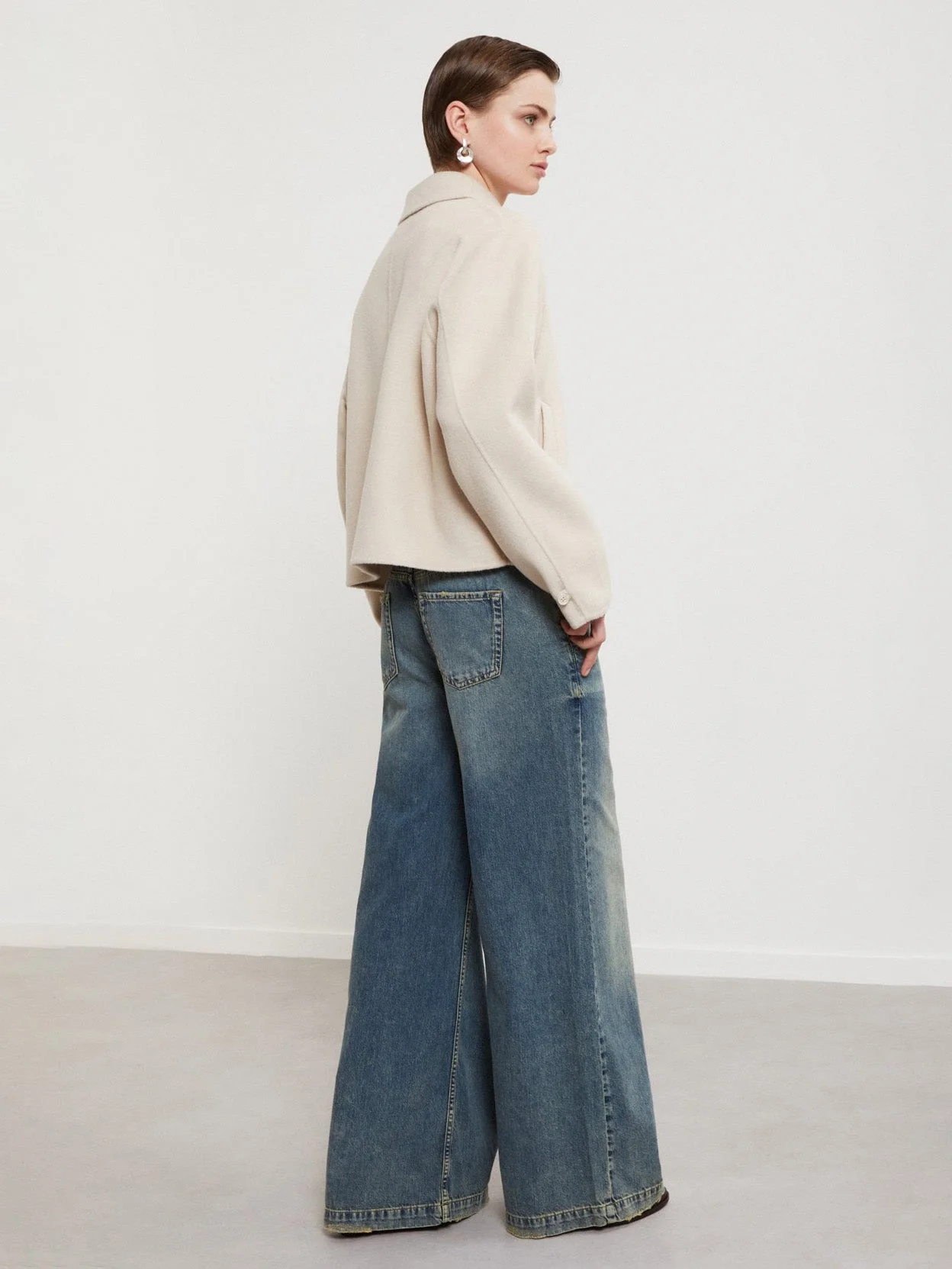 Ottod'Ame Wide Leg Denim Chinos - Image 2