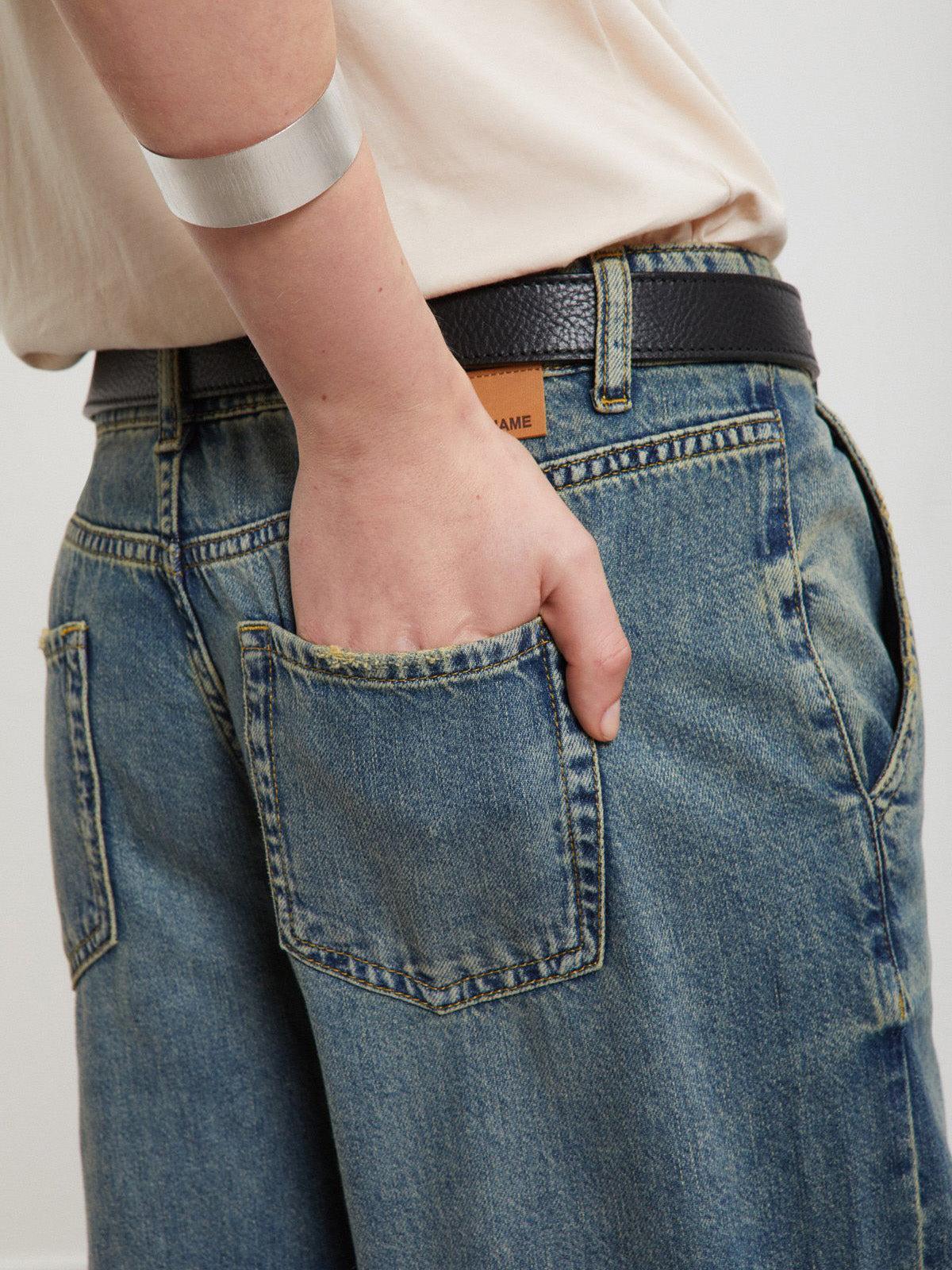 Ottod'Ame Wide Leg Denim Chinos - Image 3