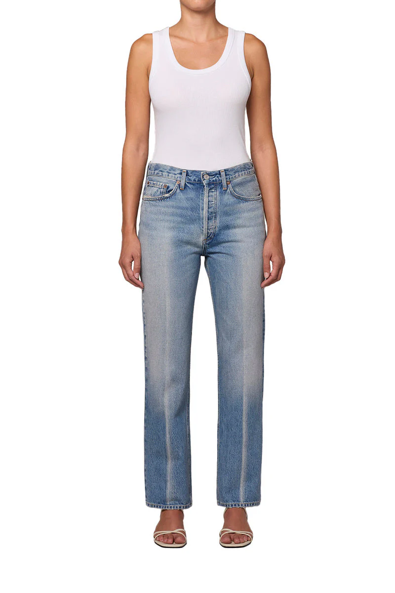 AGOLDE Lana High Rise Vintage Straight Jeans