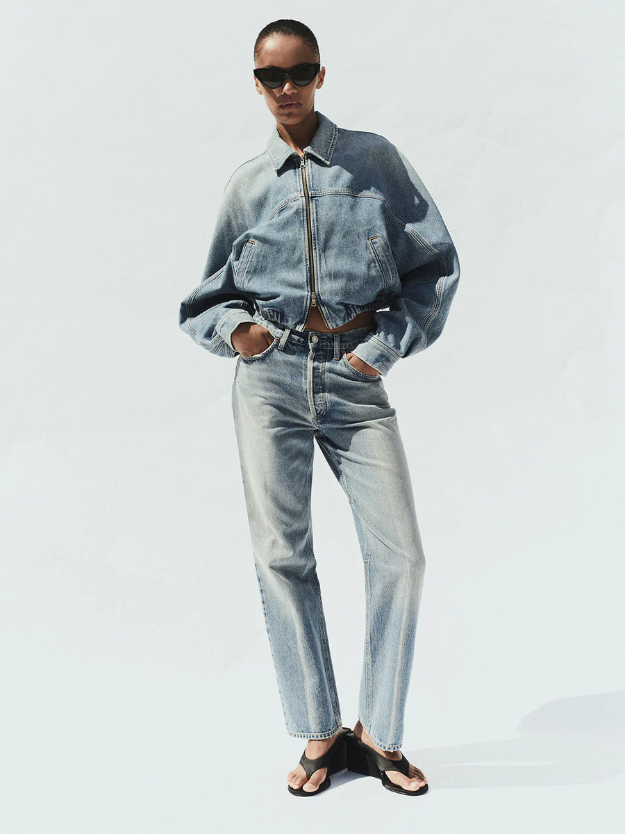 AGOLDE Lana High Rise Vintage Straight Jeans - Image 2