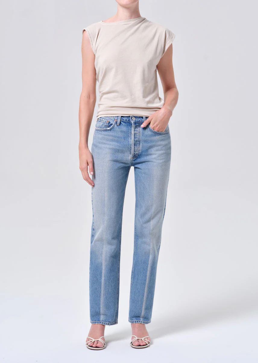 AGOLDE Lana High Rise Vintage Straight Jeans - Image 3