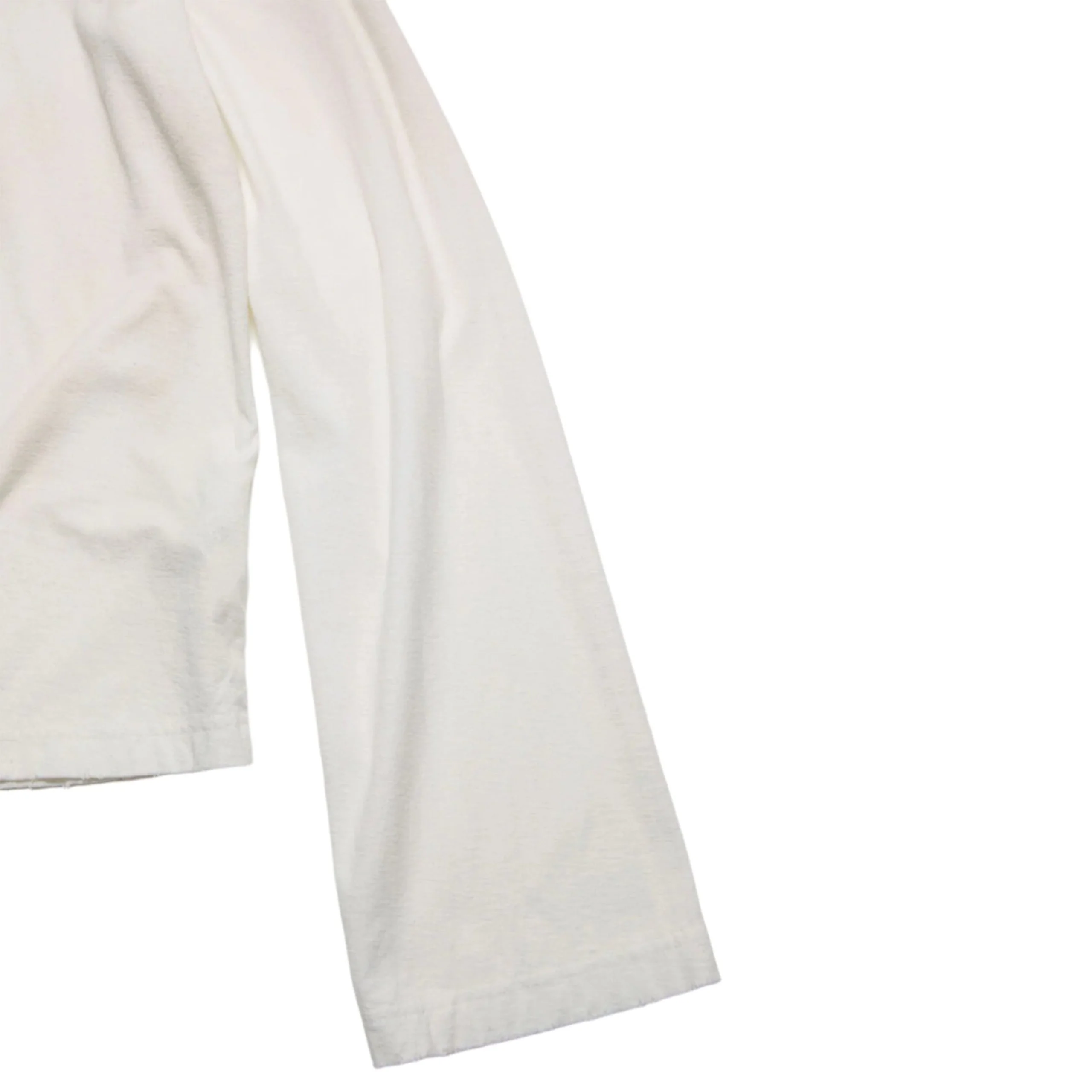 Acne Studios Logo 1996 Long Sleeve T-Shirt - Dusty White - Image 3