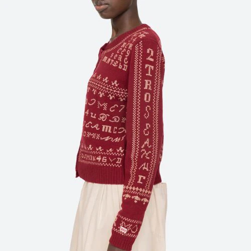 Sea NY Kit Embroidery Cardigan - Image 3