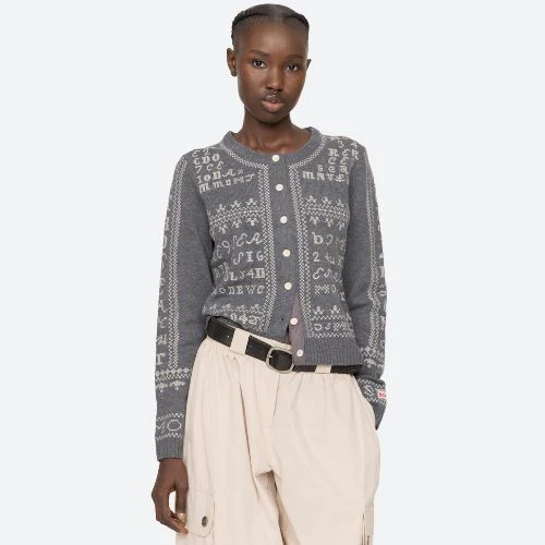 Sea NY Kit Embroidery Cardigan - Image 4