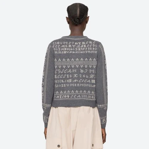 Sea NY Kit Embroidery Cardigan - Image 5
