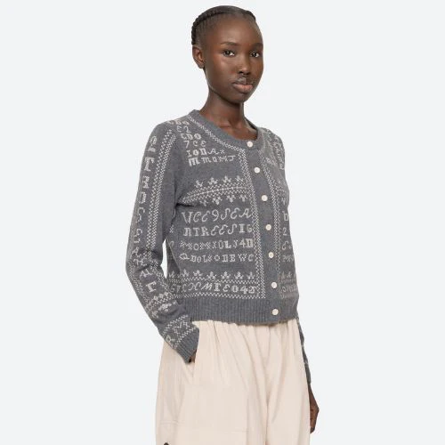 Sea NY Kit Embroidery Cardigan - Image 6