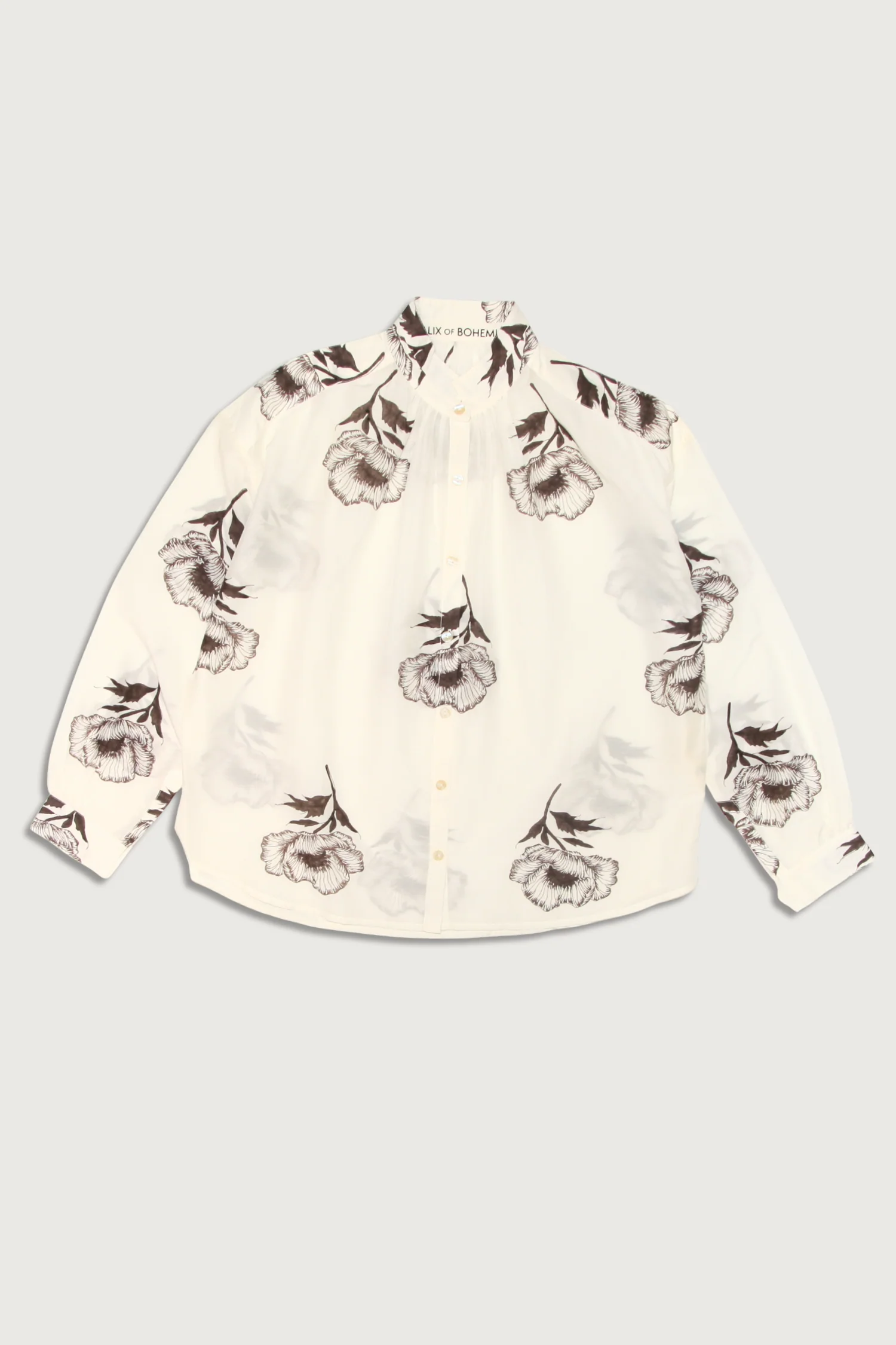 Alix Of Bohemia Kiki Obsidian Poppy Blouse - Off White