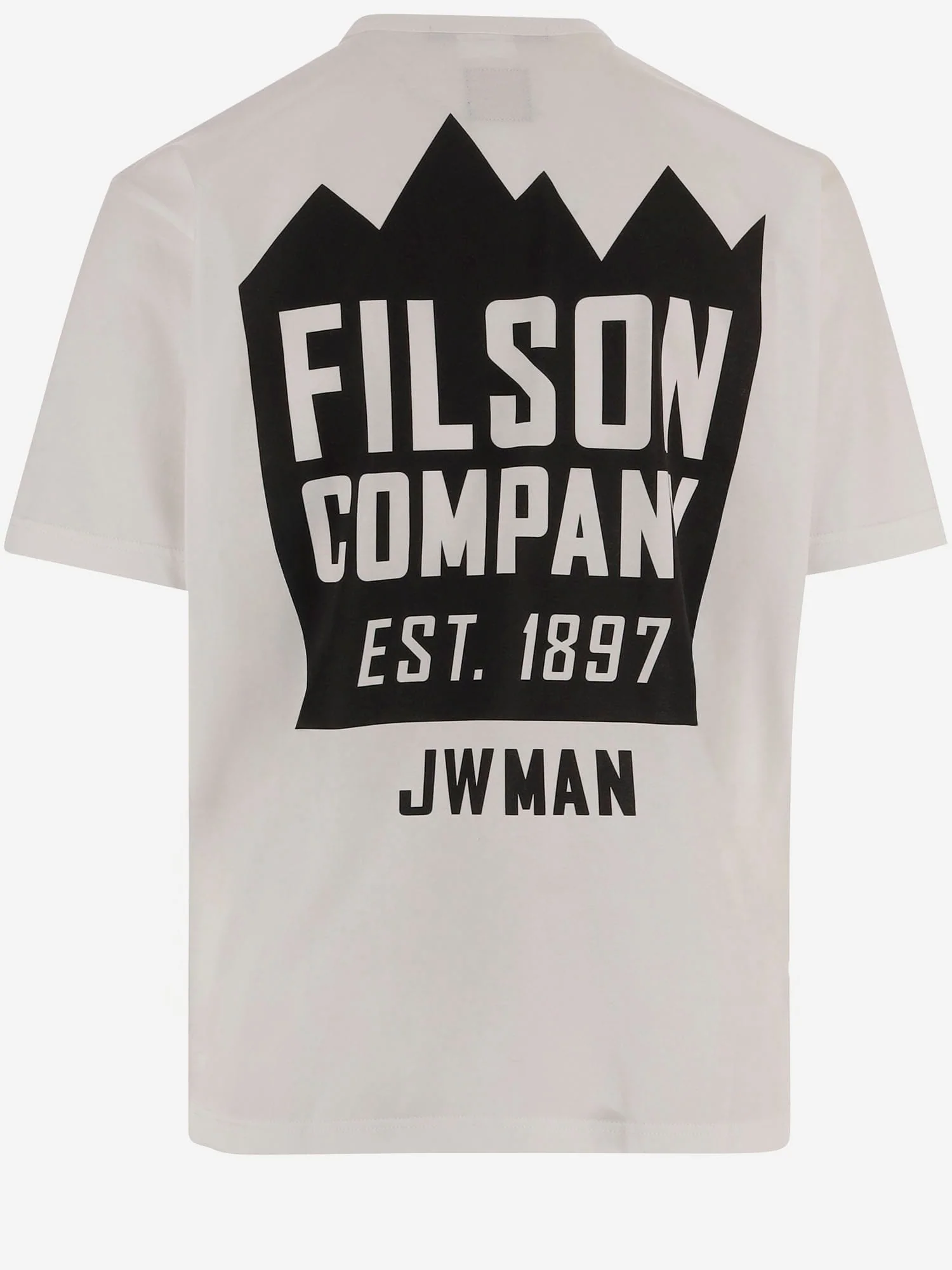 JUNYA WATANABE Cotton T-Shirt With Logo Top - White / Black - Image 2