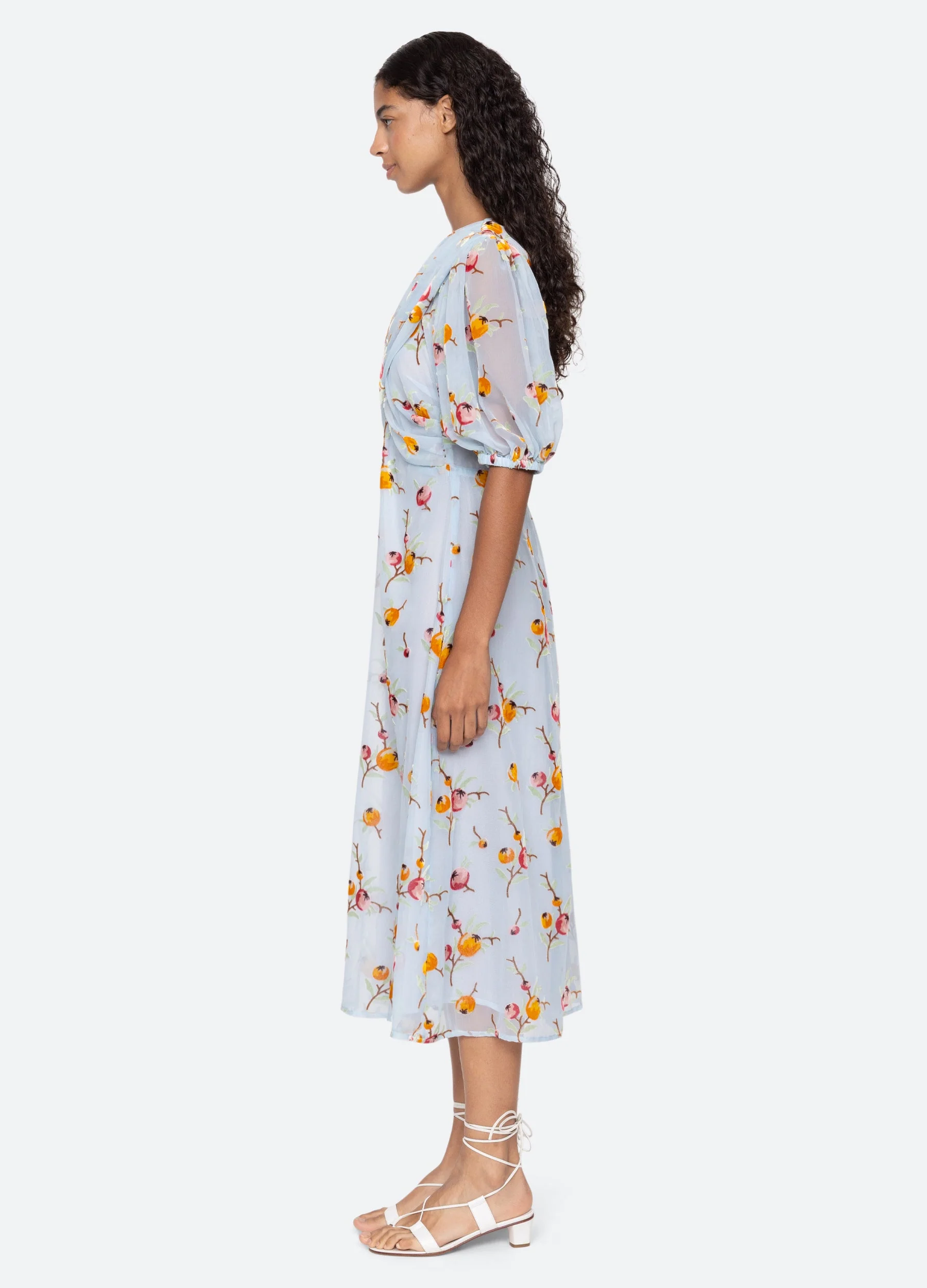 Sea NY Freya S/S Dress - Blue - Image 3