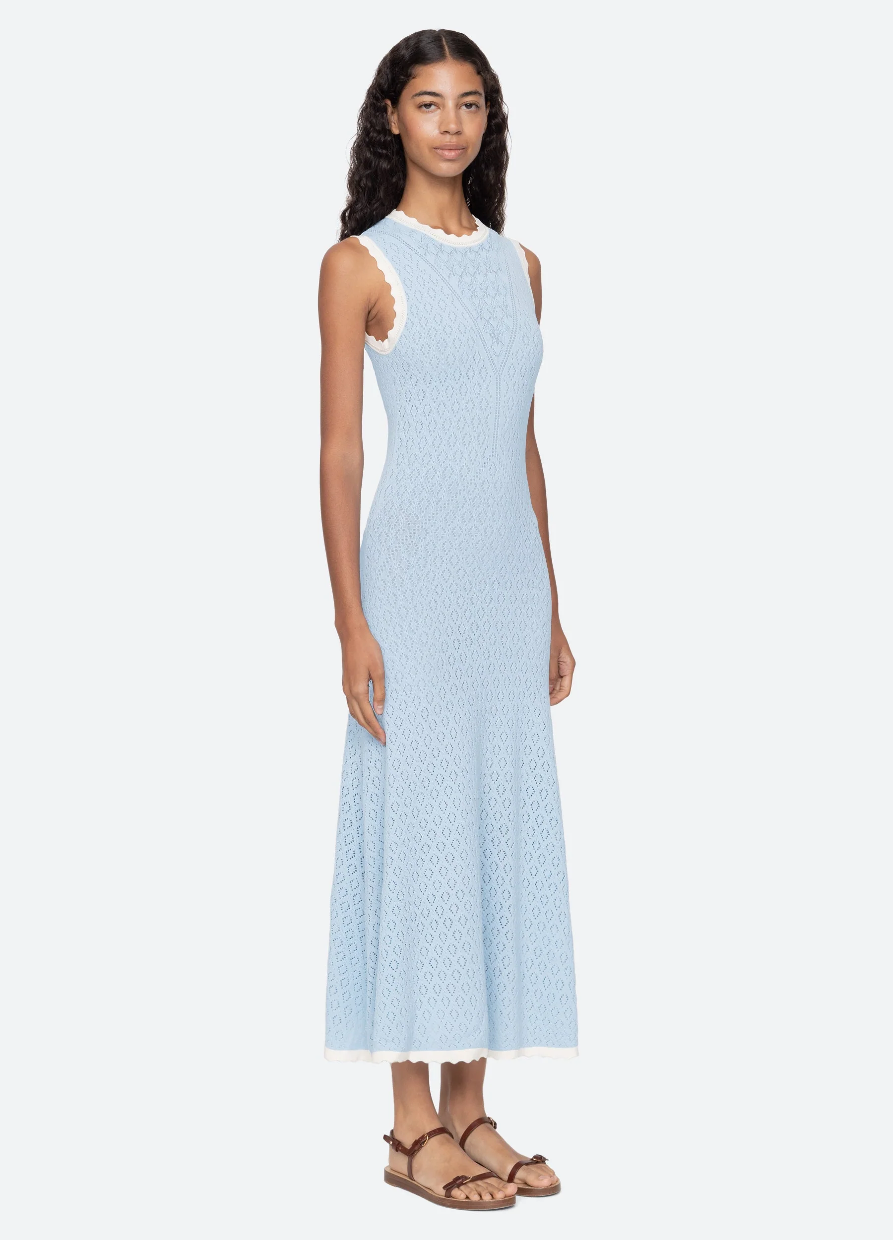 Sea NY Georgia Dress - Blue - Image 4