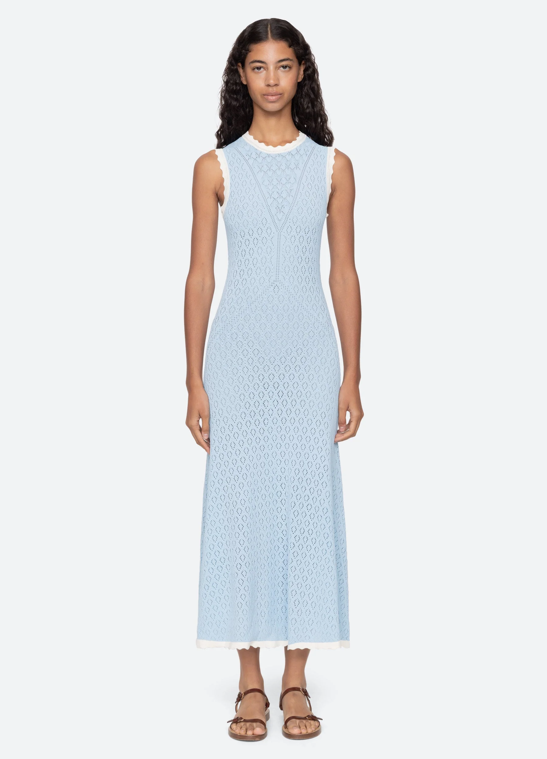 Sea NY Georgia Dress - Blue - Image 5