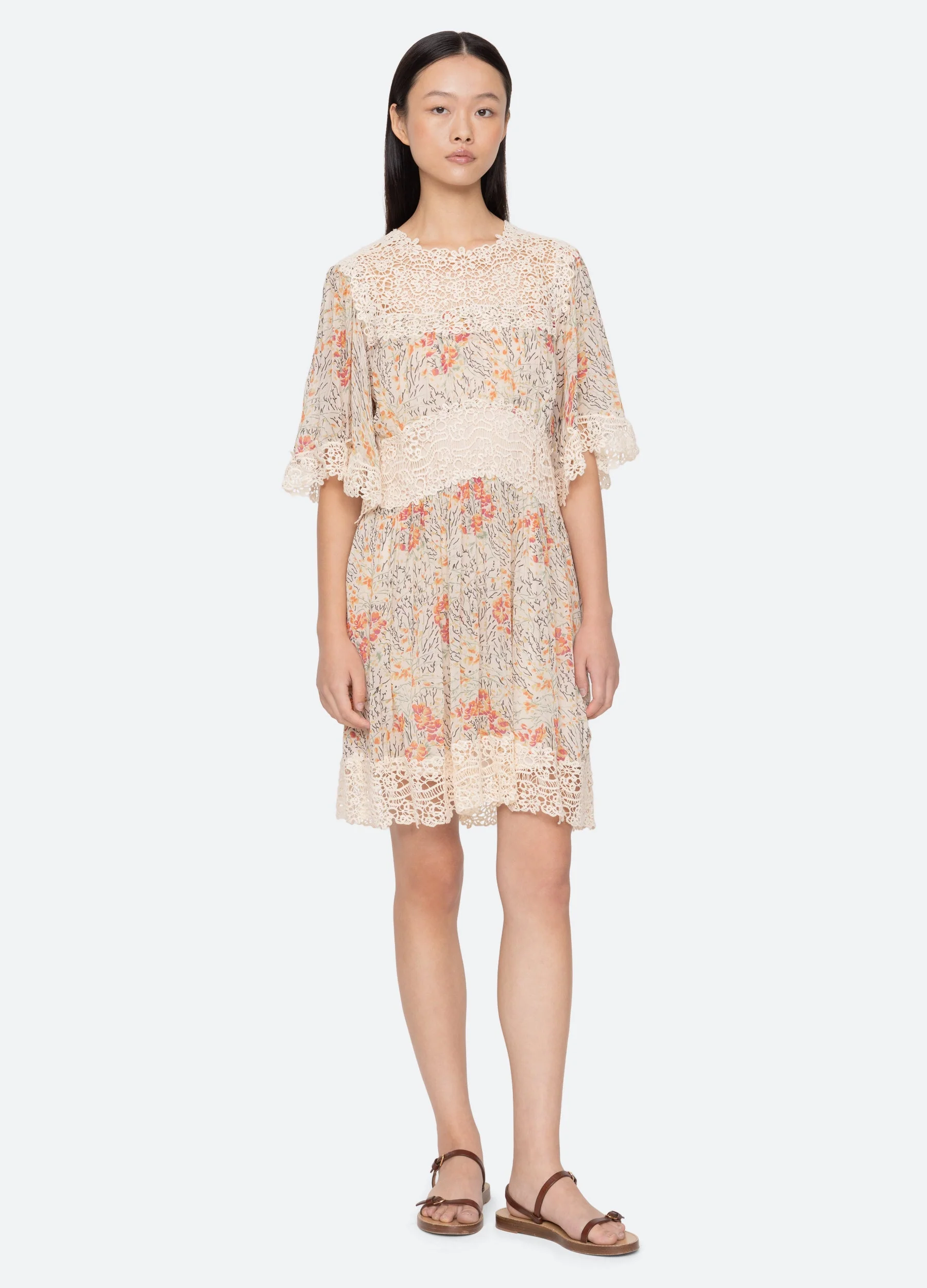 Sea NY Luisa Dress - Cream - Image 3