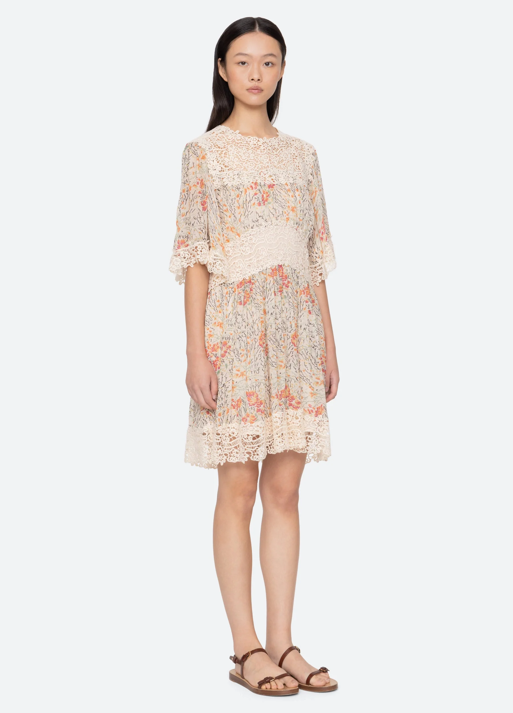 Sea NY Luisa Dress - Cream - Image 5